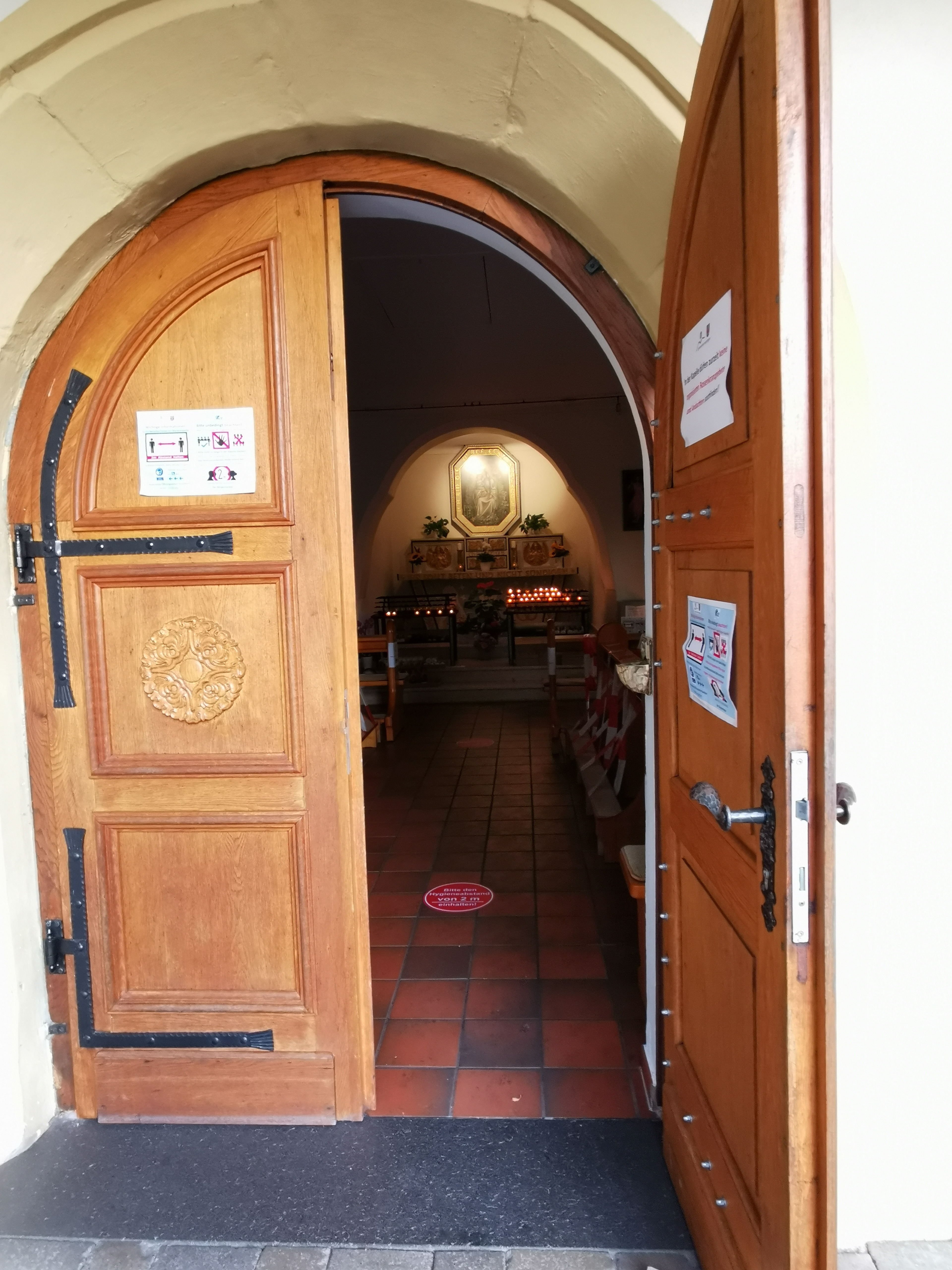 Eingang zur marienkapelle Marpingen