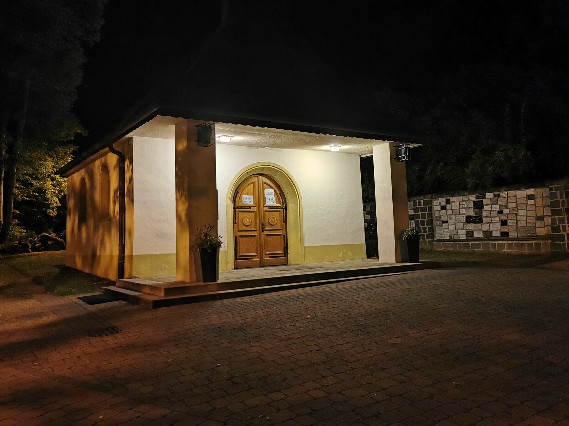 Abendliche Marienkapelle in Marpingen