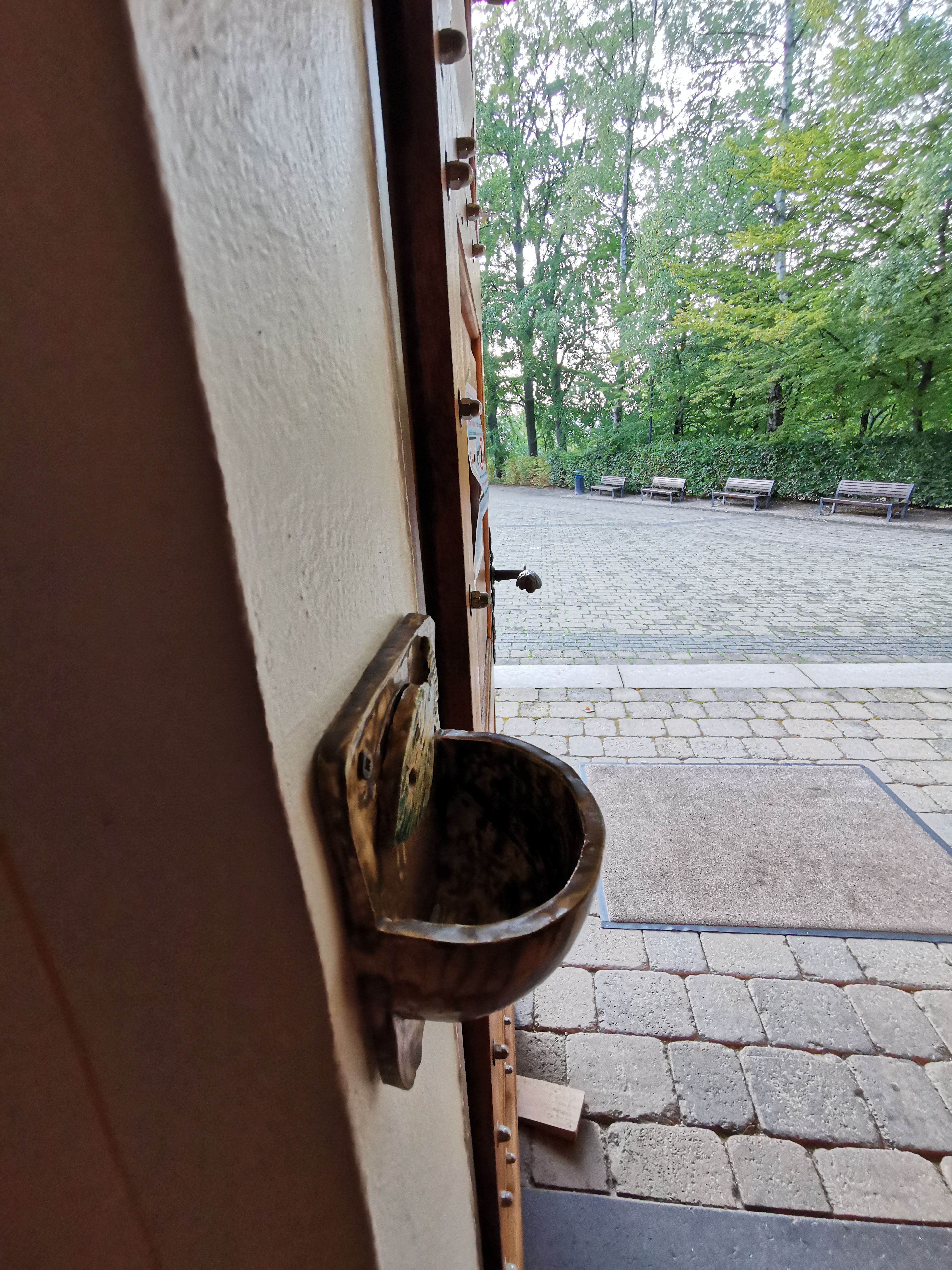 Weihwasserschale in der marienkapelle Marpingen