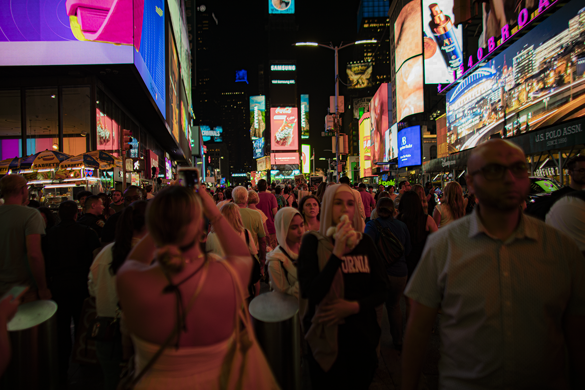 Times Sqaure Busy