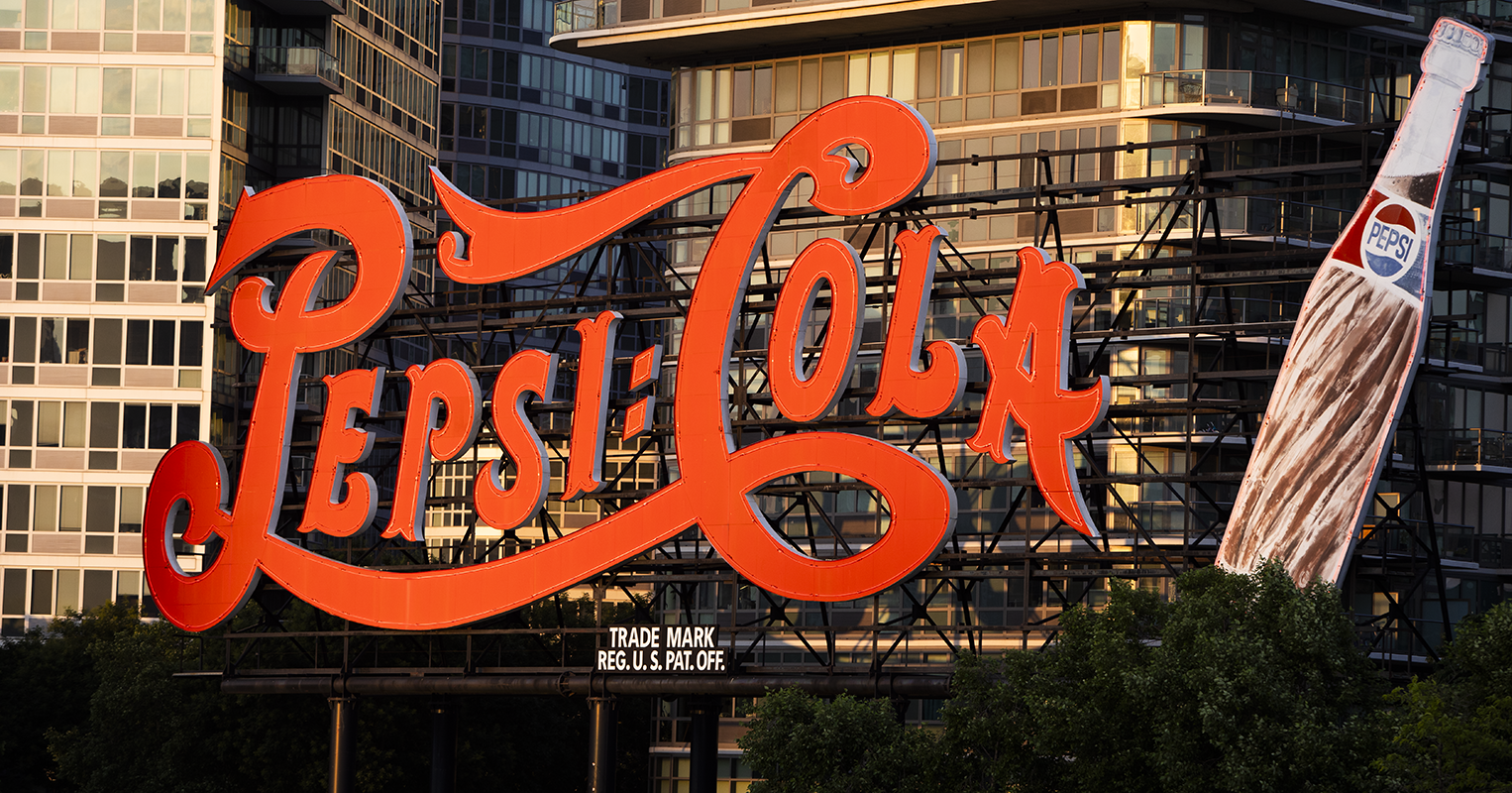 Pepsi Cola sign New Jersey