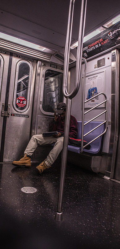 Man Subway New York