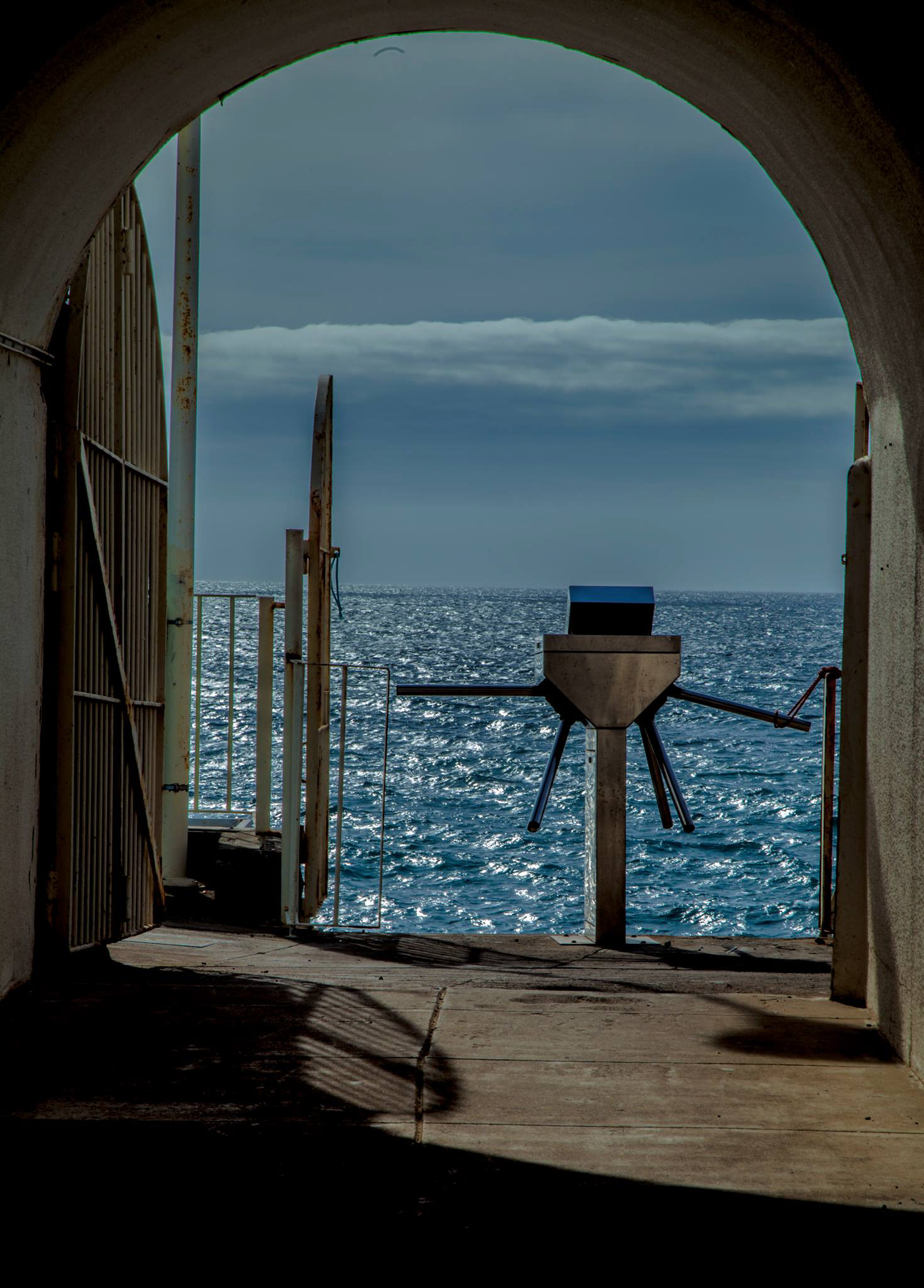 Arch way view to Atlantic, Madeira