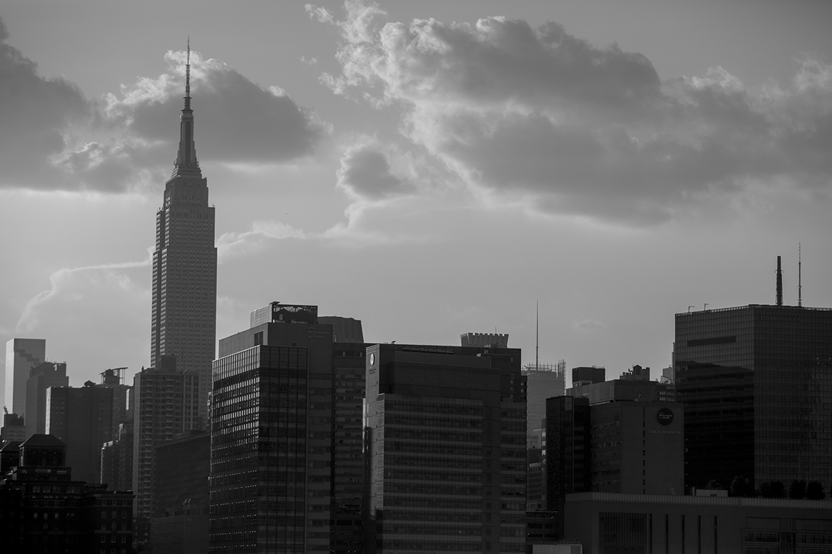 Empire State Building Black and White