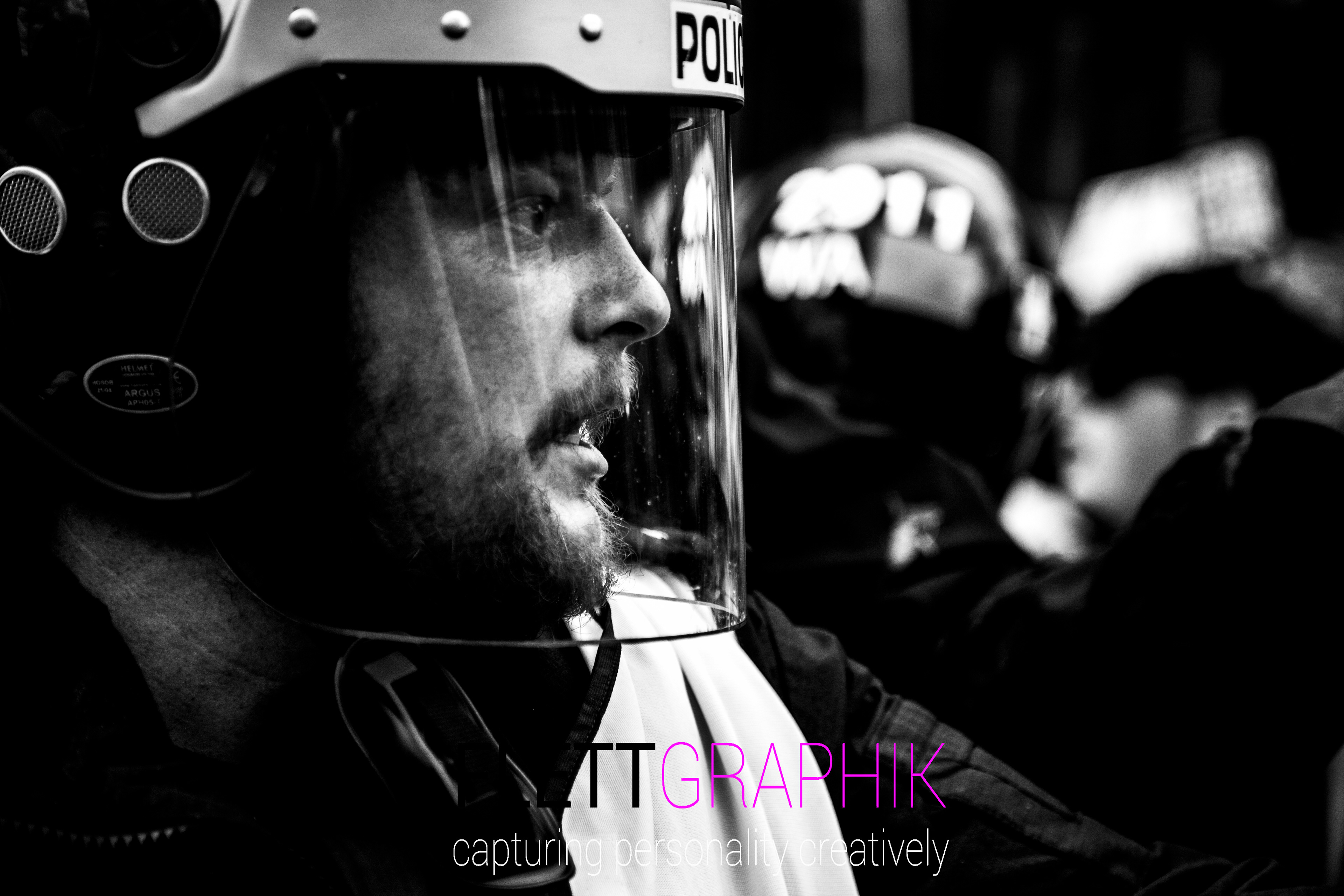 Riot policeman Liverpool