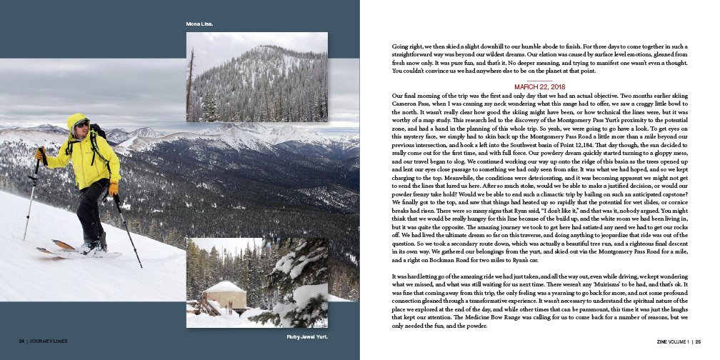 "Journey Lines" Book Design