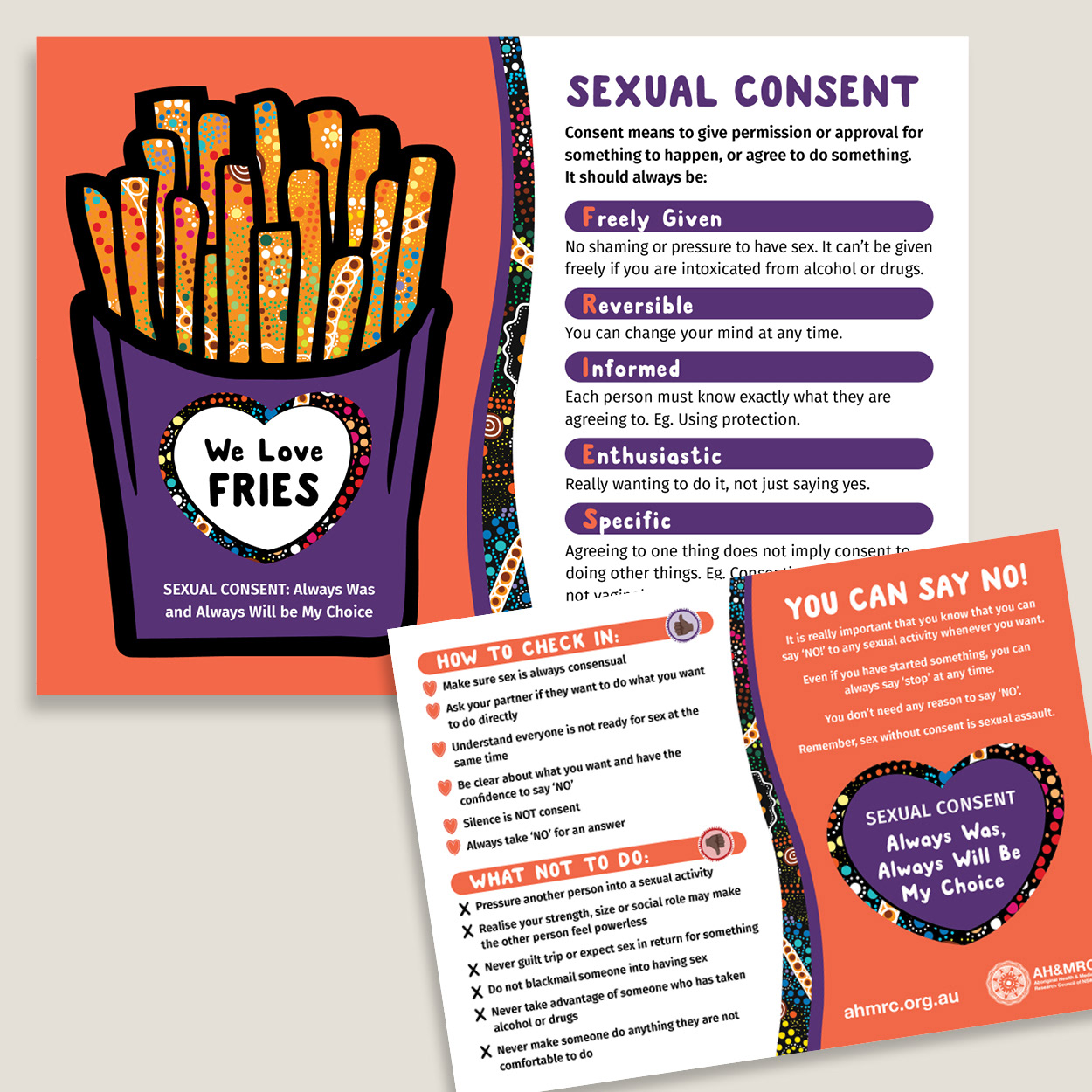 Consent postcards