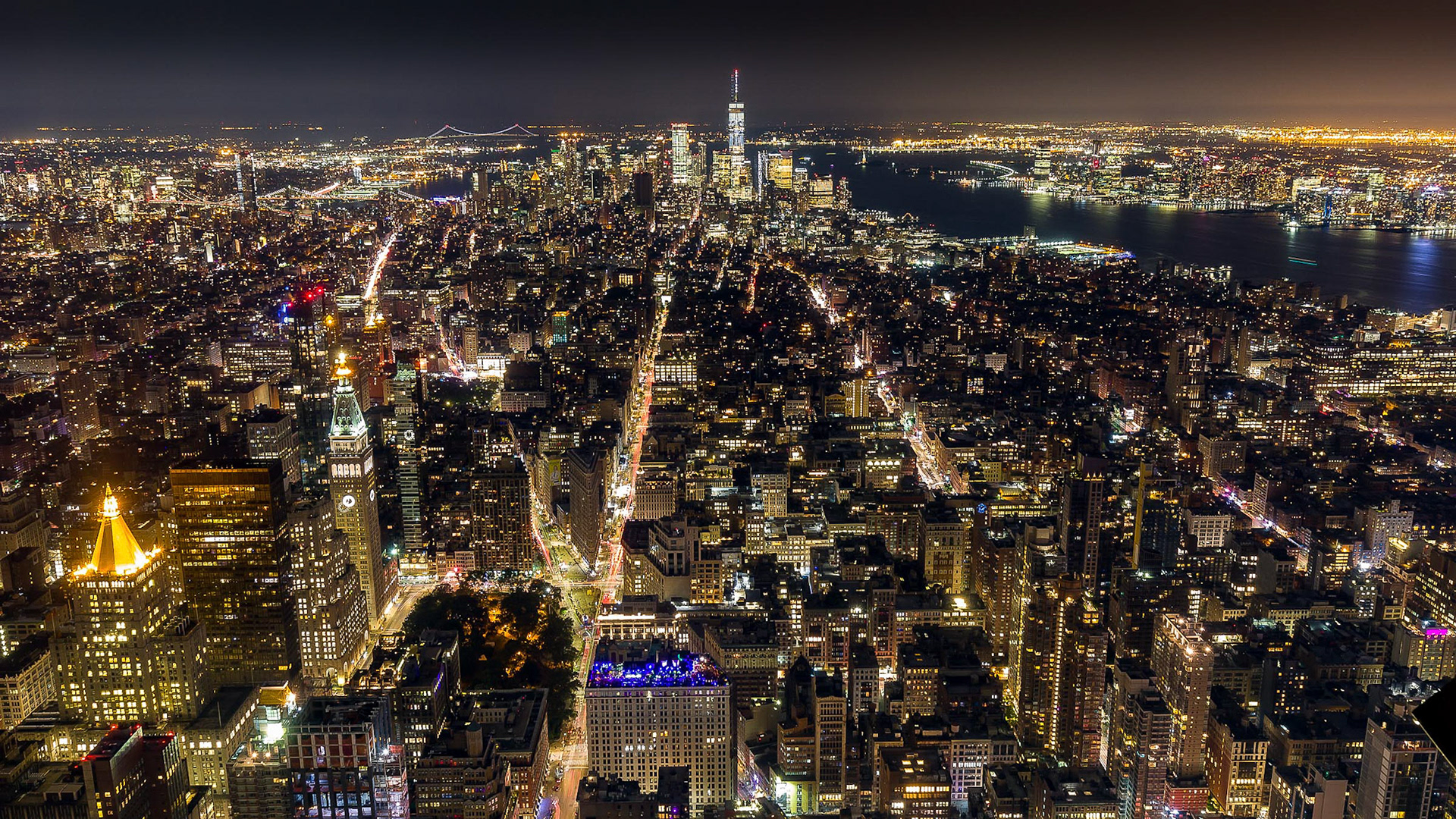 View from the top of the Empire State Building, New York
