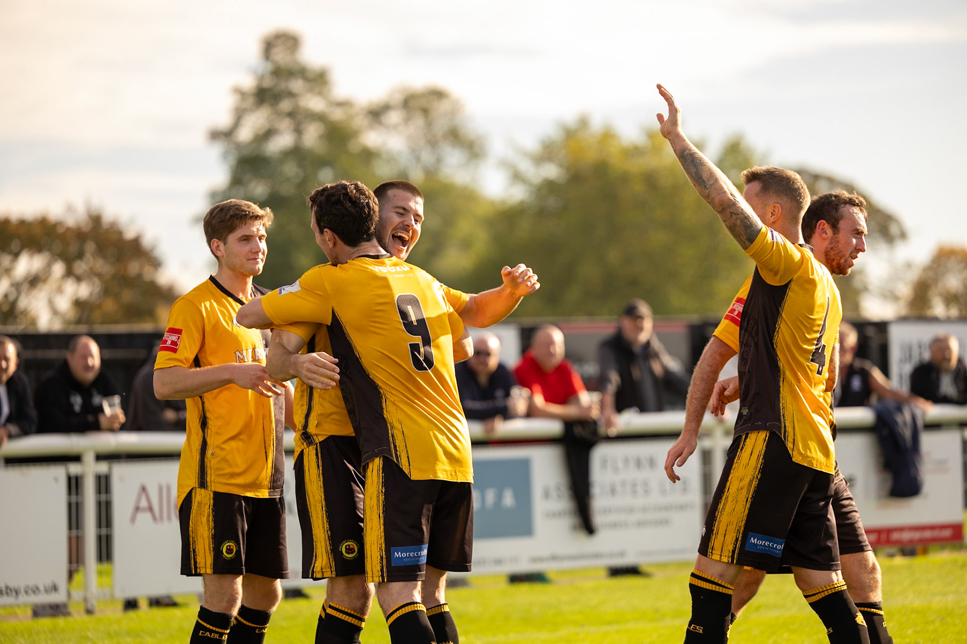 during the NPL Premier Division match between Cleethorpes Town  and  Prescot Cables at Cleethorpes.Canon Canon EOS R5 320 1/2500 2.8 (Pic by John Middleton)