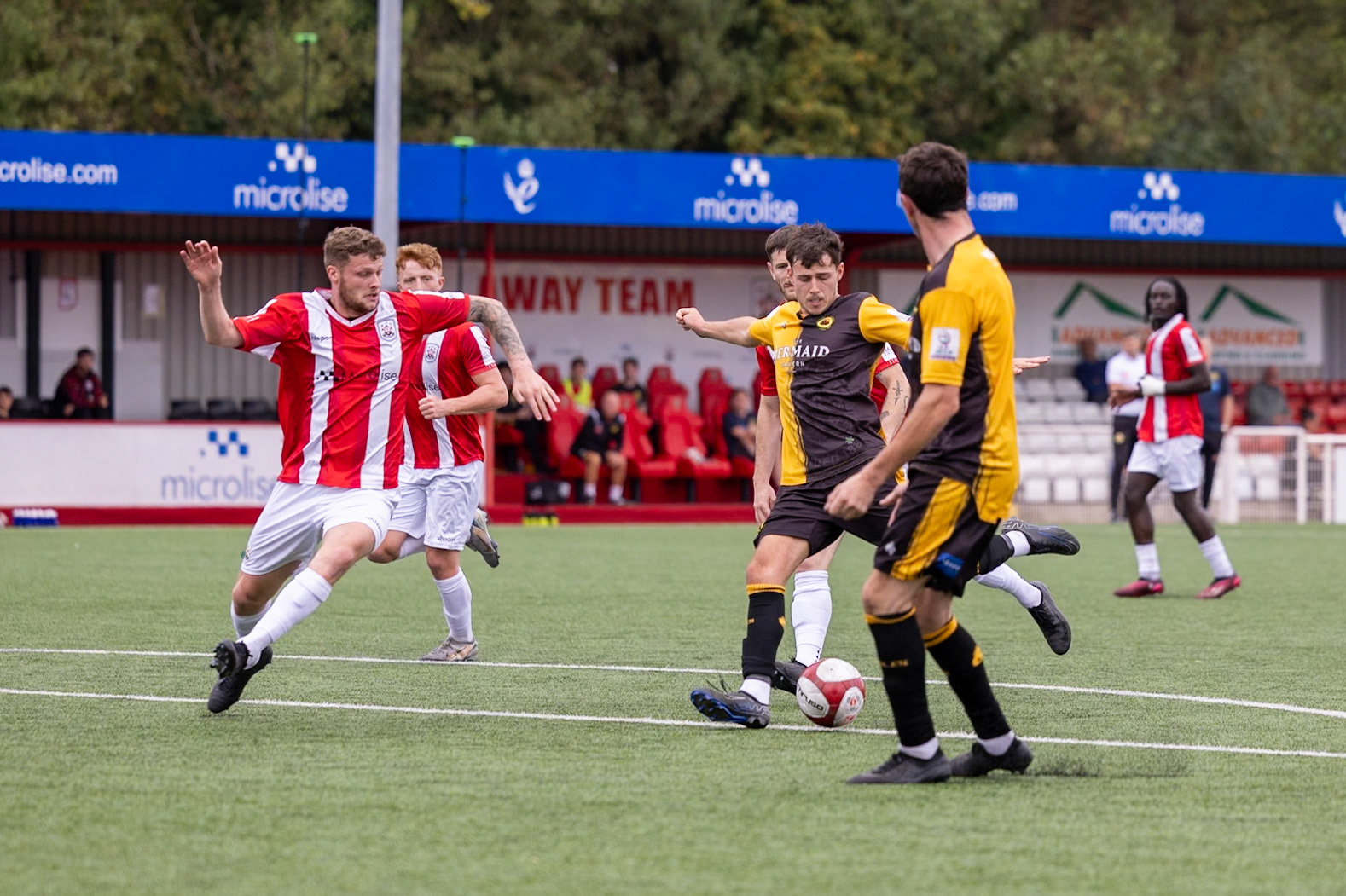 Ilkeston, ENGLAND - during the NPL Premier Division match between Ilkeston Town and Prescot Cables at Ilkeston.Canon Canon EOS R3 640 1/3200 2.8 (Pic by John Middleton)