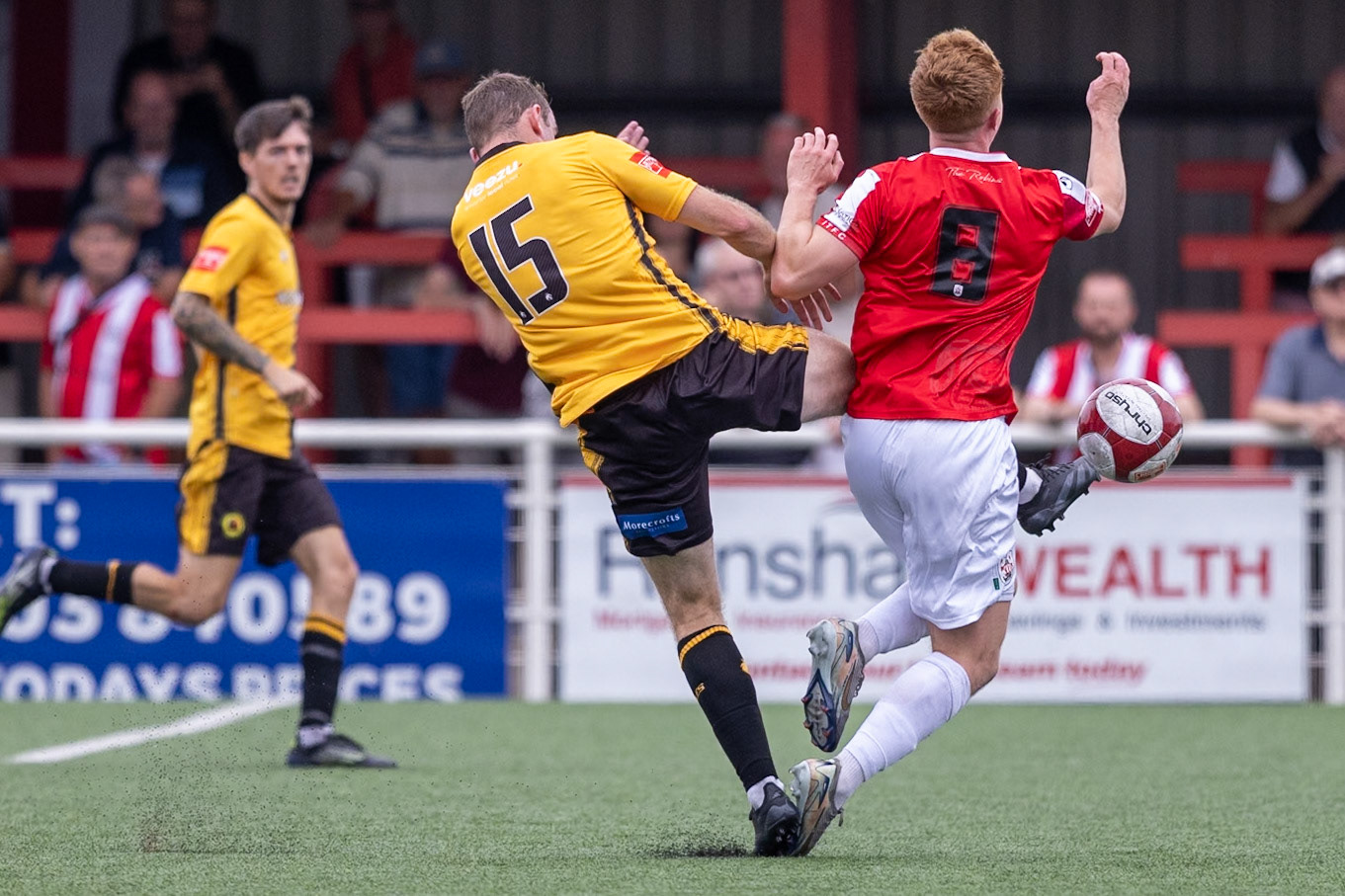 Ilkeston, ENGLAND - during the NPL Premier Division match between Ilkeston Town and Prescot Cables at Ilkeston.Canon Canon EOS R5 800 1/3200 2.8 (Pic by John Middleton)