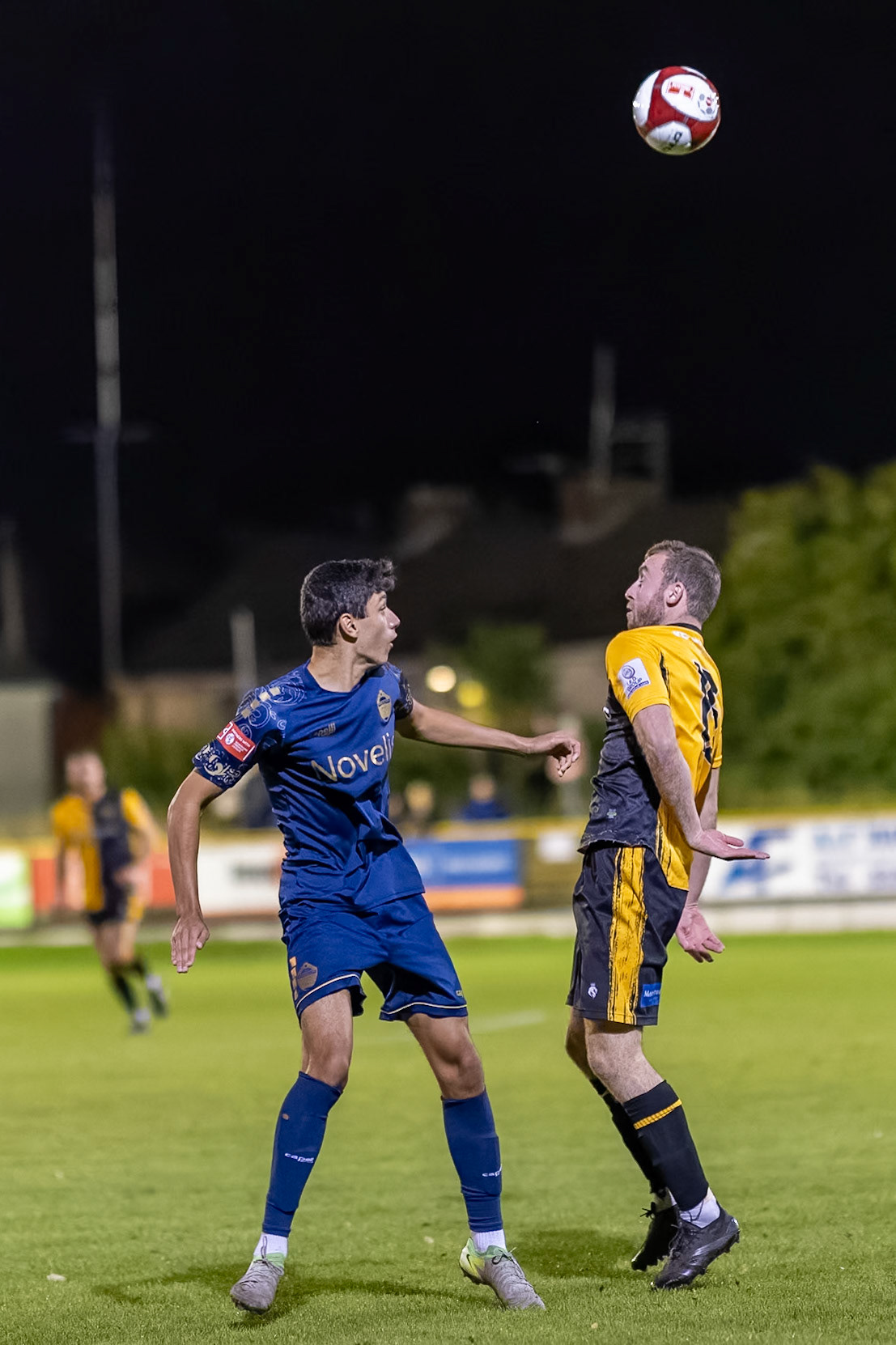Prescot, ENGLAND -  during the NPL Premier Division match between Prescot Cables and  Warrington Town  at The Auto Safety Centre StadiumCanon Canon EOS R5 4000 1/1250 1.2 (Pic by John Middleton)