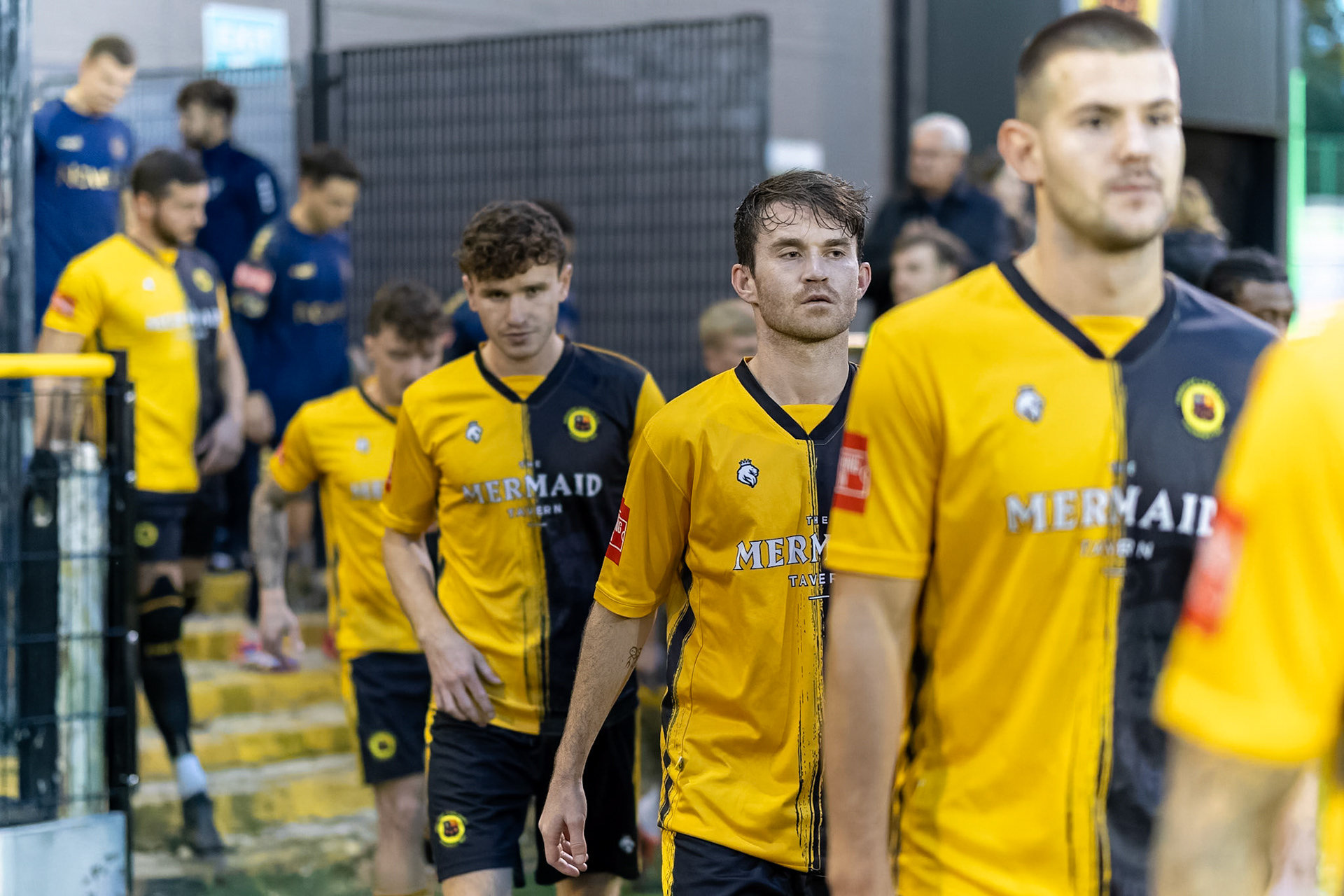 Prescot, ENGLAND -  during the NPL Premier Division match between Prescot Cables and  Warrington Town  at The Auto Safety Centre StadiumCanon Canon EOS R6m2 6400 1/640 1.2 (Pic by John Middleton)