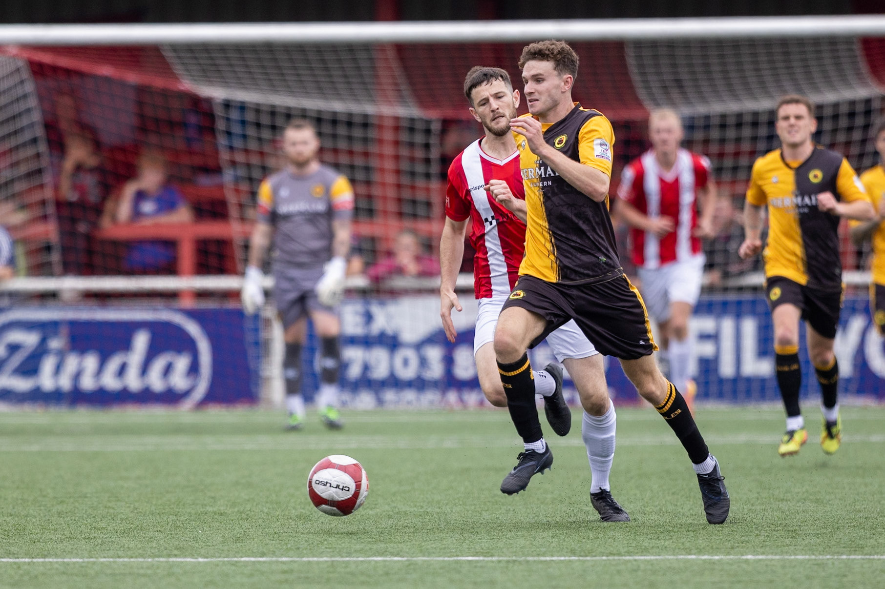 Ilkeston, ENGLAND - during the NPL Premier Division match between Ilkeston Town and Prescot Cables at Ilkeston.Canon Canon EOS R5 800 1/3200 2.8 (Pic by John Middleton)