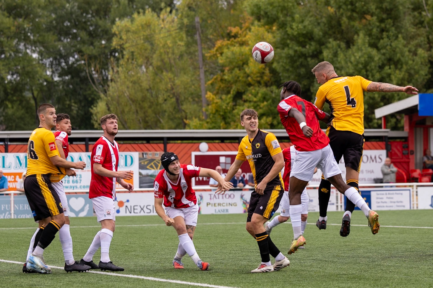Ilkeston, ENGLAND - during the NPL Premier Division match between Ilkeston Town and Prescot Cables at Ilkeston.Canon Canon EOS R3 640 1/2500 2.8 (Pic by John Middleton)