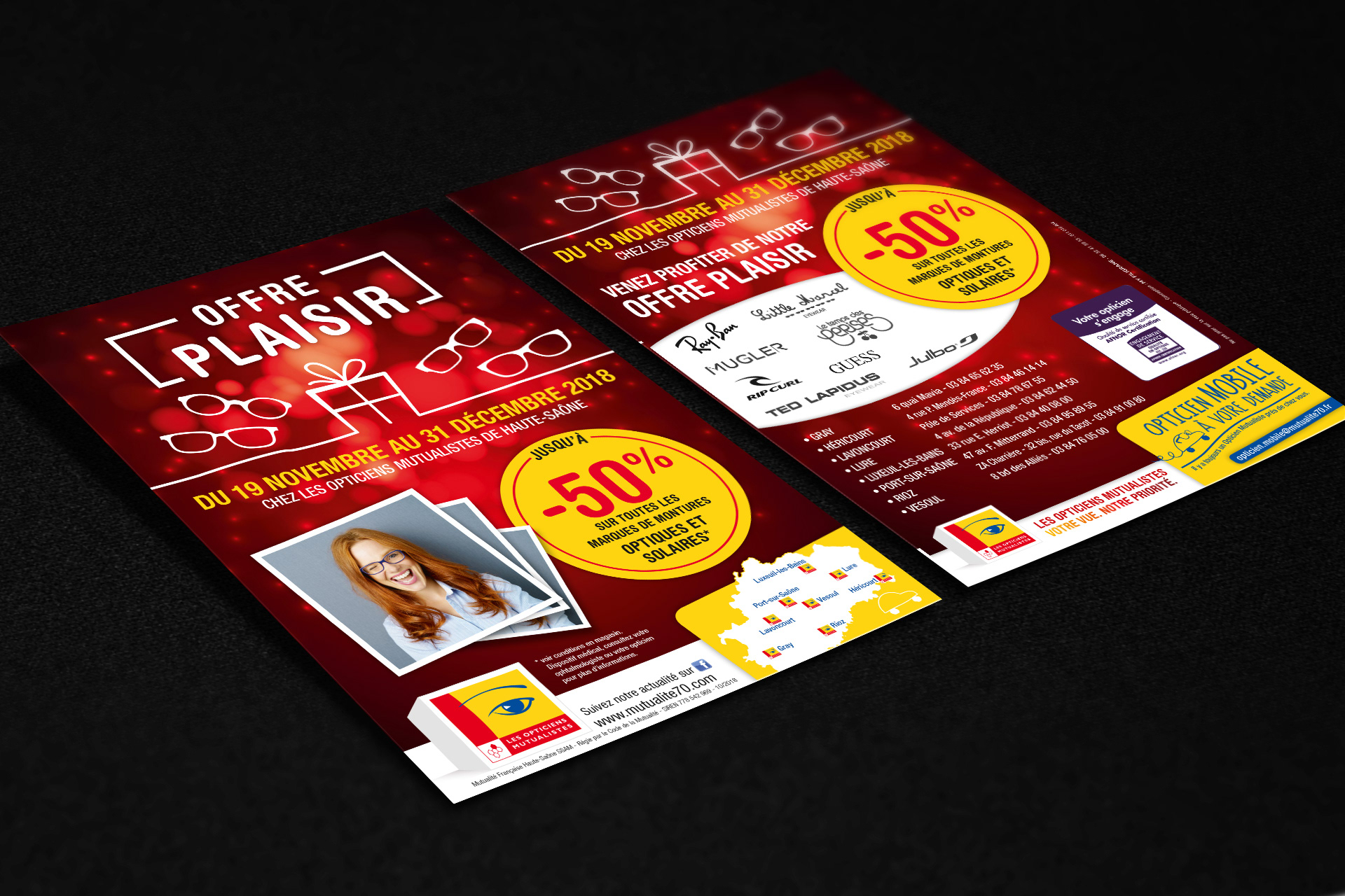 Flyer (tract)) Les Opticiens Mutualistes (Ecouter Voir)