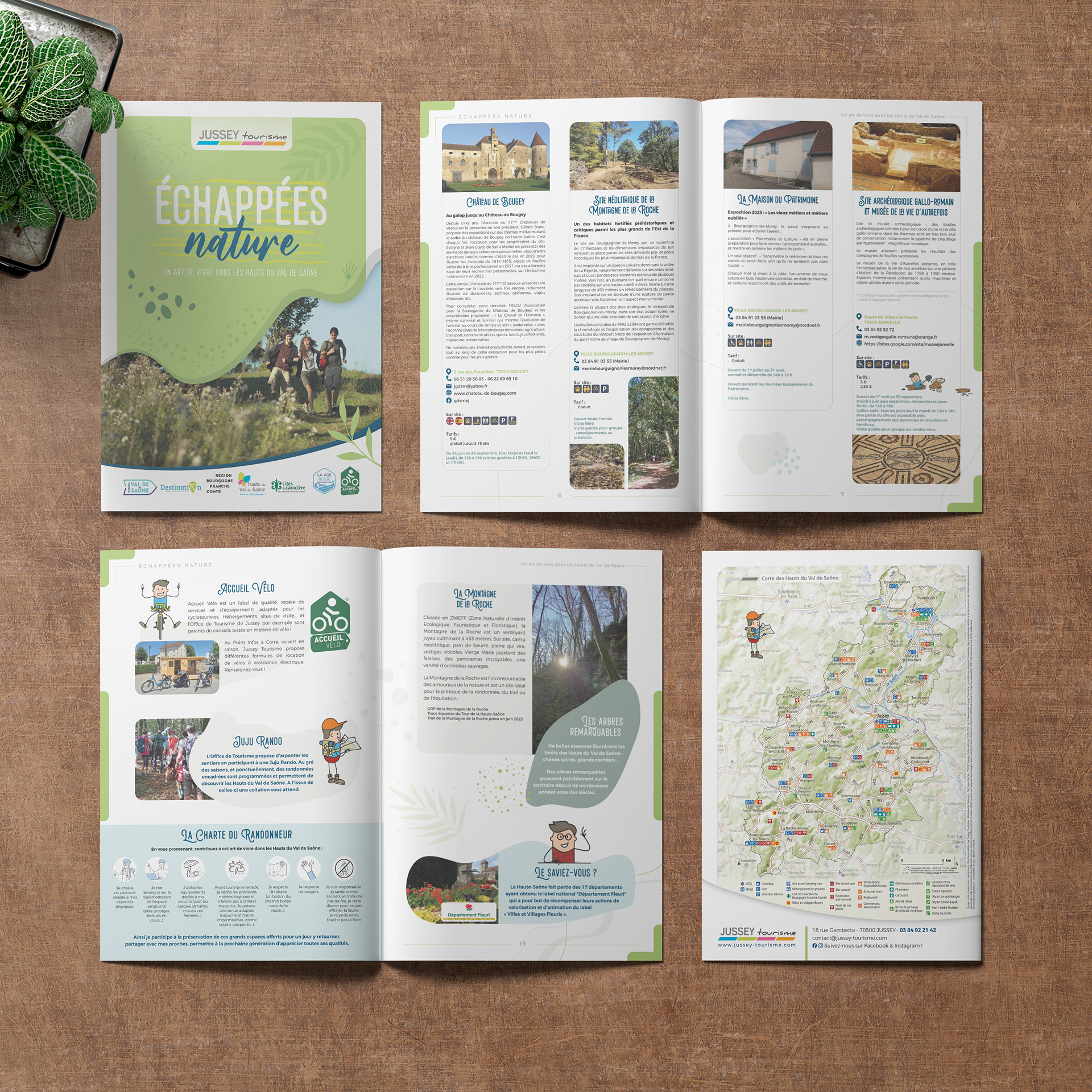 Guide "Echappées Nature" pour Jussey Tourisme