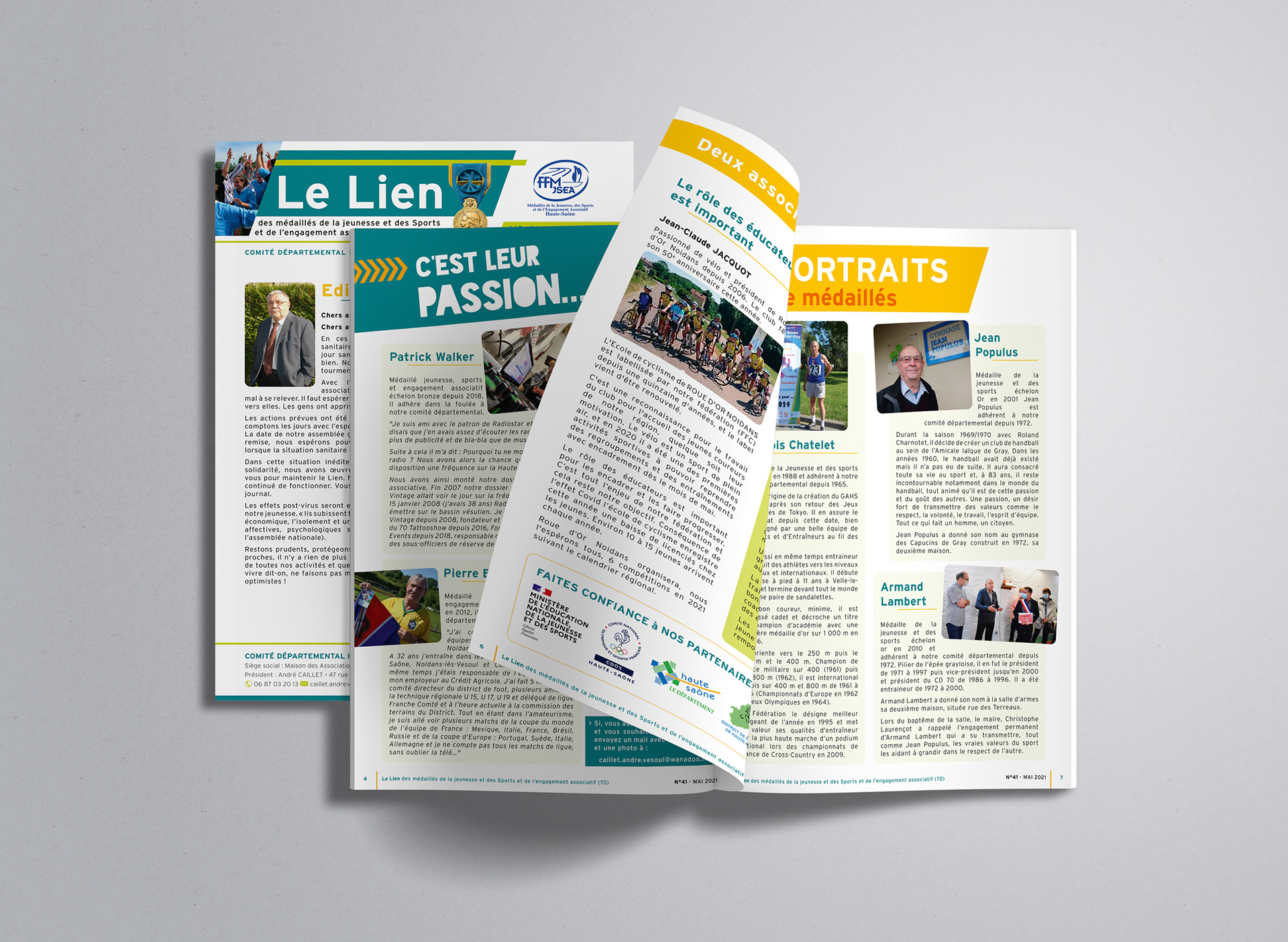 Revue "Le lien" - Médaillés Jeunesse et Sport 70.