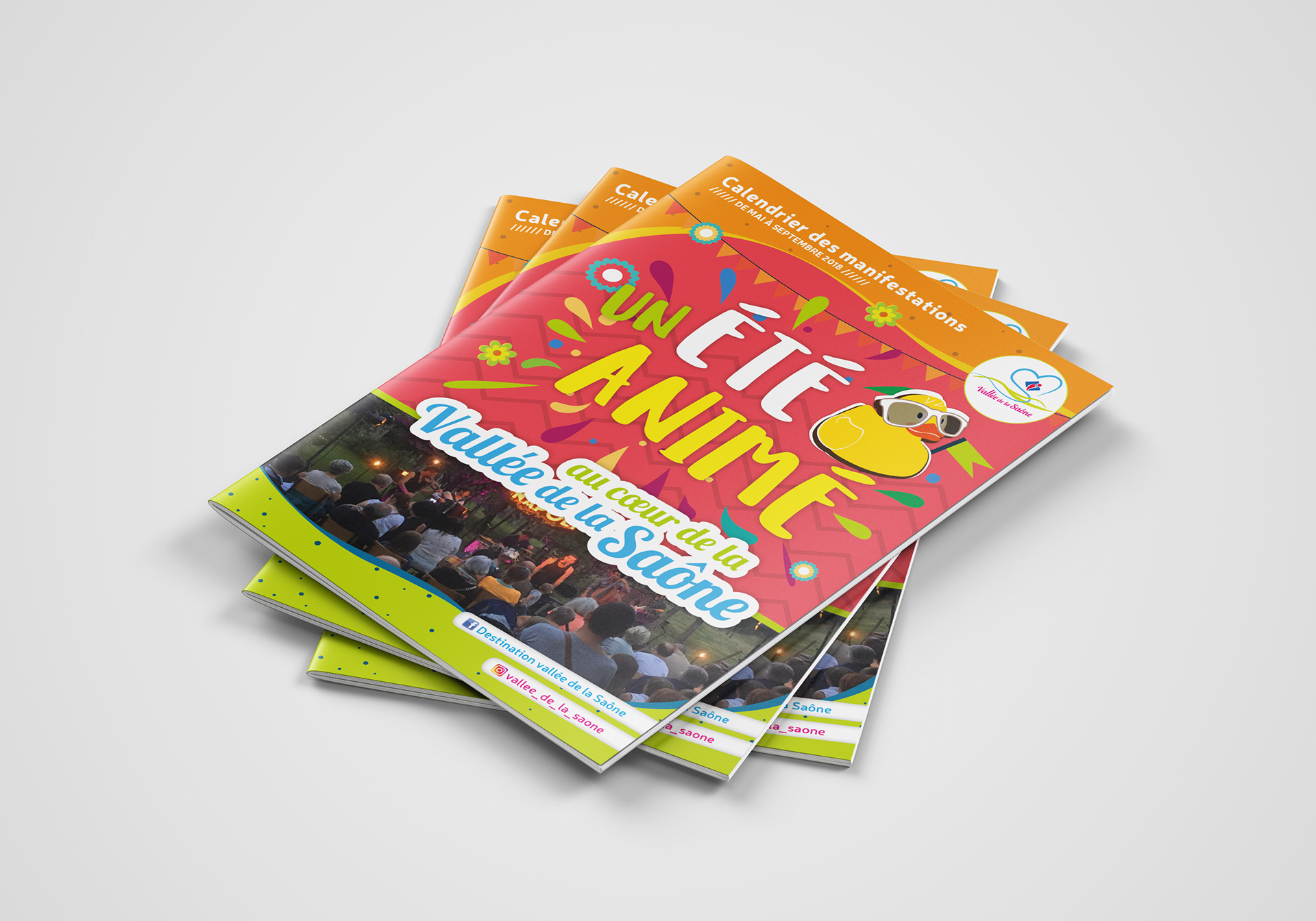 Brochure des animations au coeur de la Vallée de la Saône.