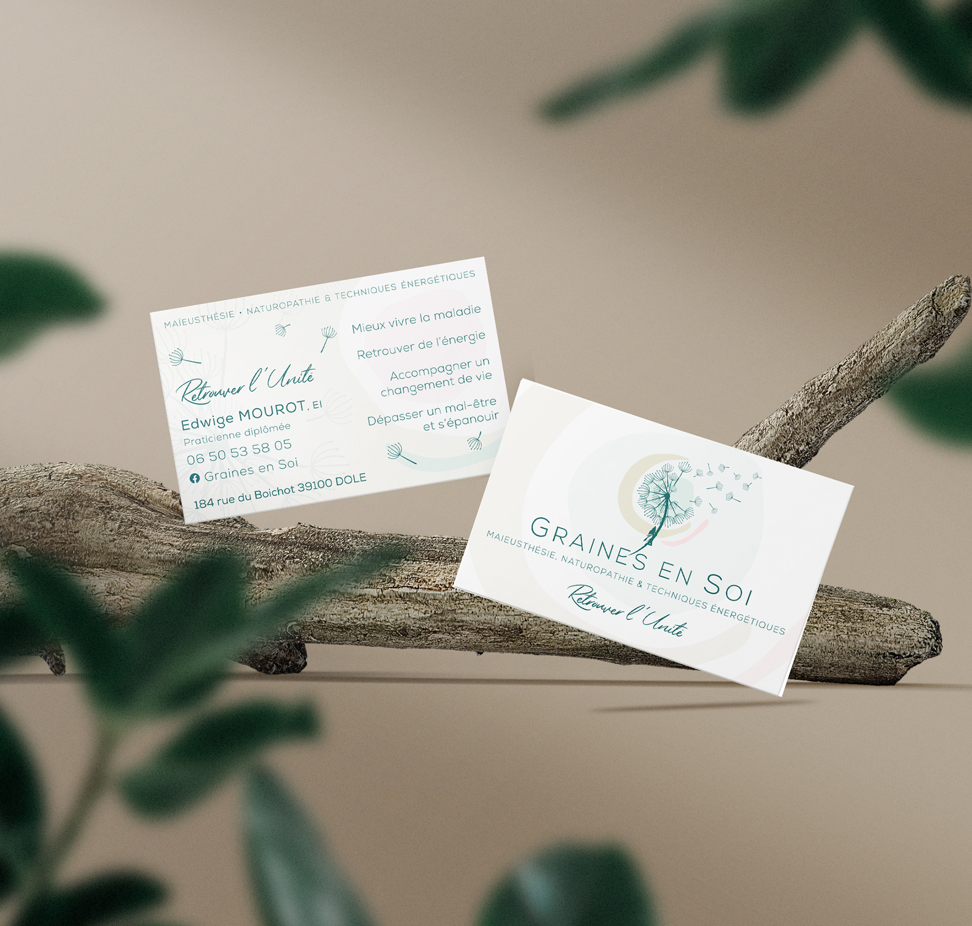 Carte de visite Graines en Soi.