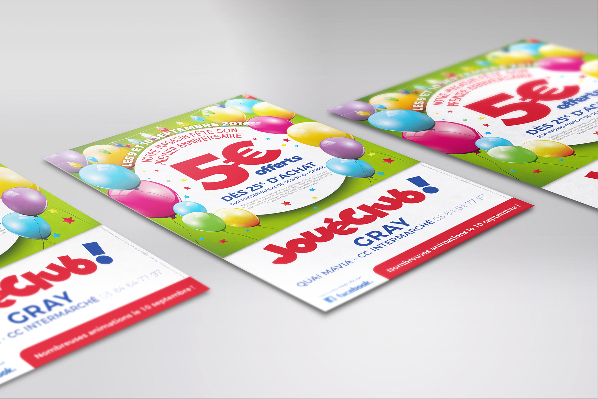 Flyer (tract) JouéClub Gray.