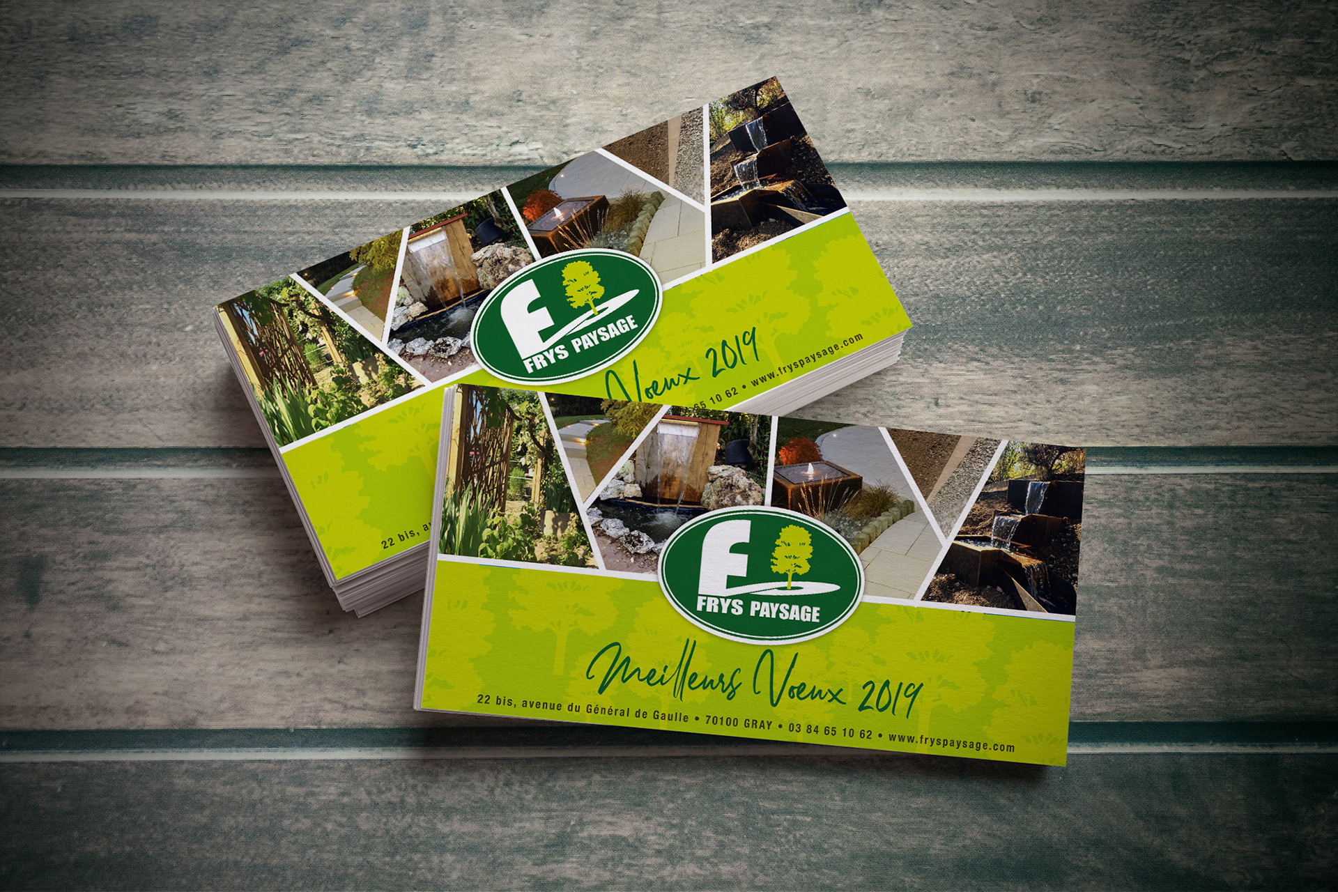 Carte de voeux 2019 Frys Paysage