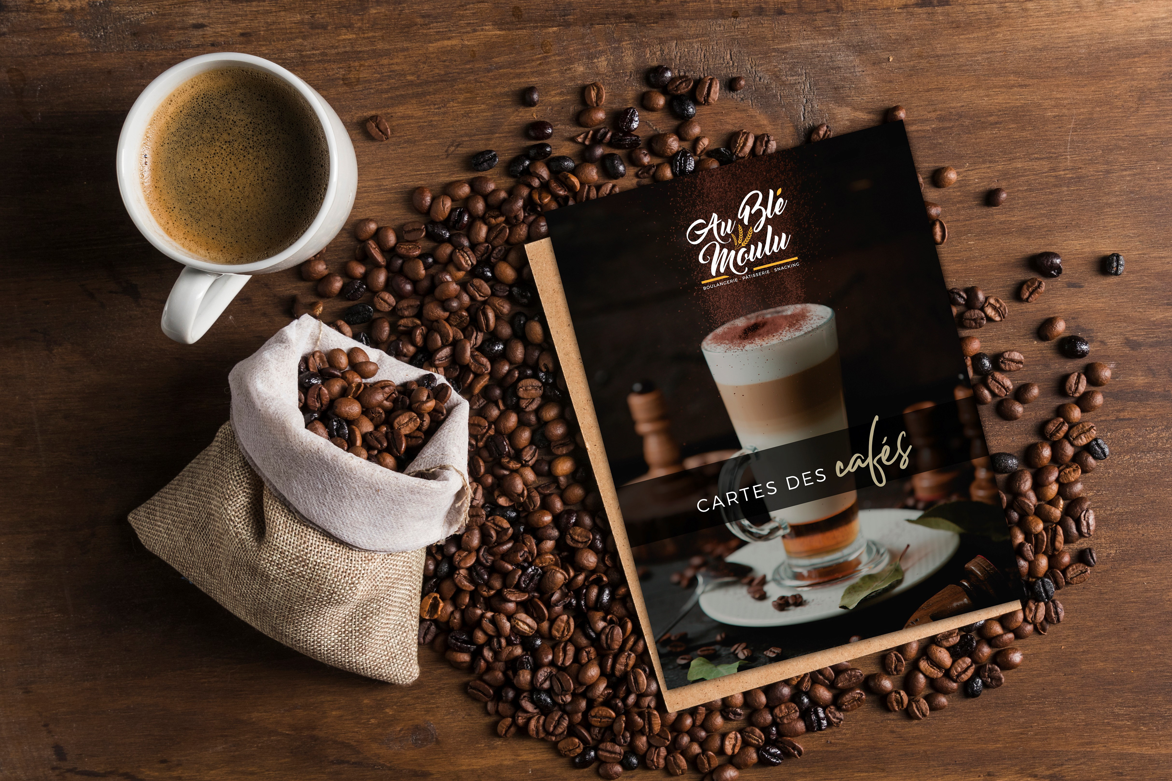 Carte des cafés - Au Blé Miulu.