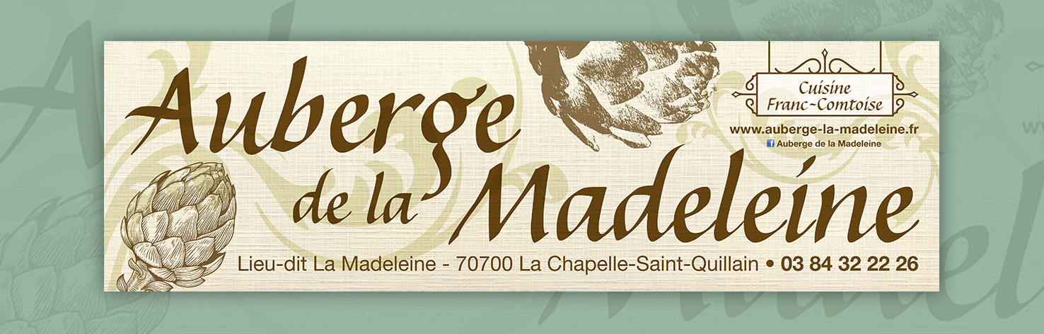 Banderole Auberge de la Madeleine