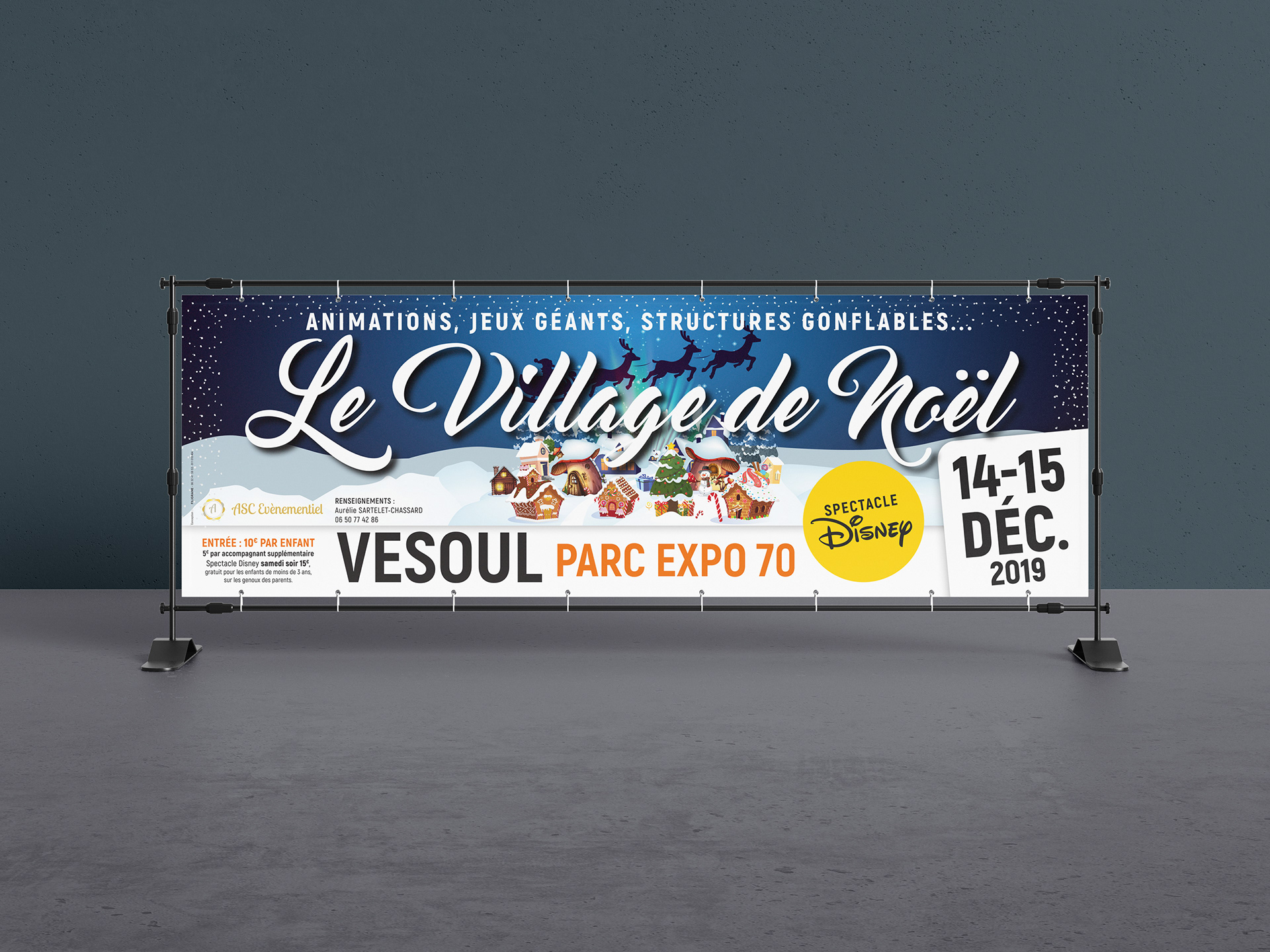 Banderole Le Village de Noël Vesoul