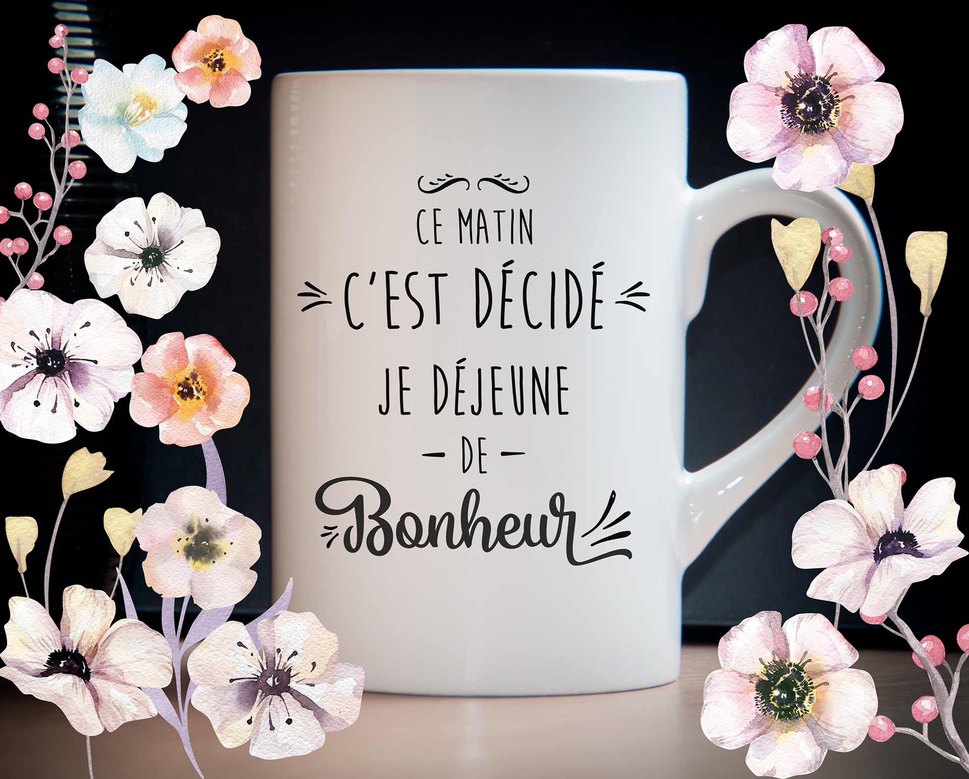 Mug Ce matin, c'est décidé...