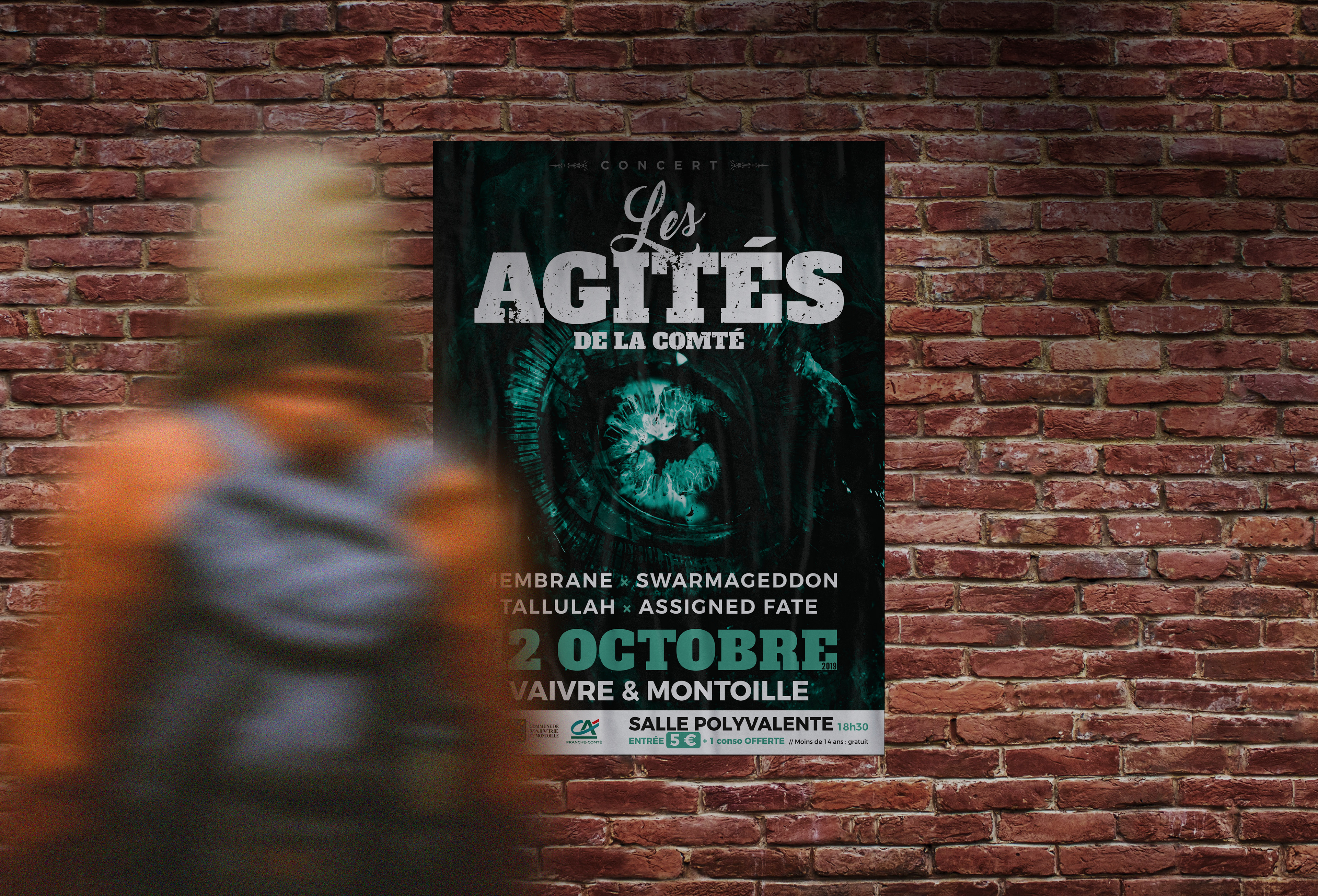Affiche Les Agités de la Comté.