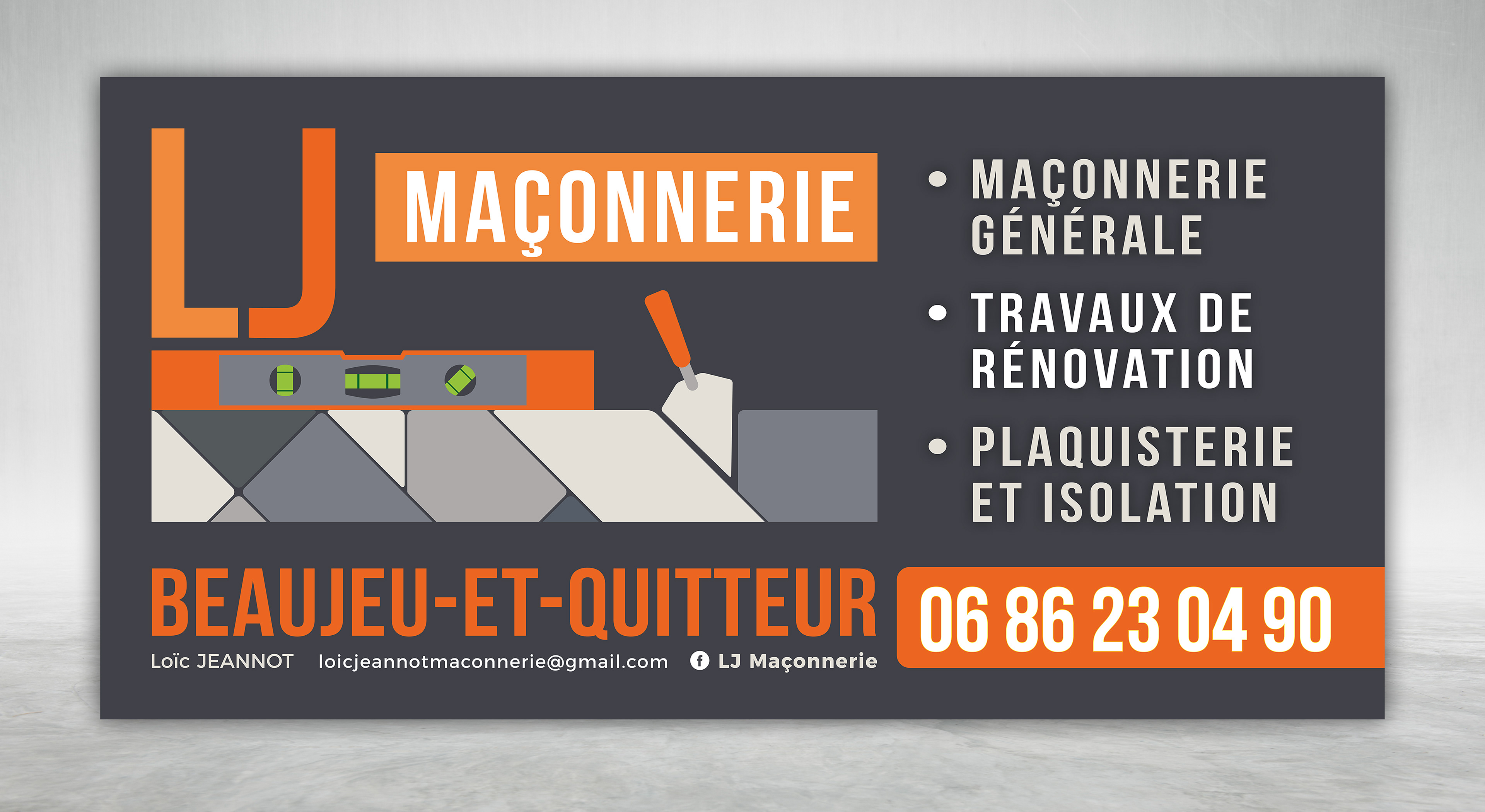 Panneau - LJ Maçonnerie