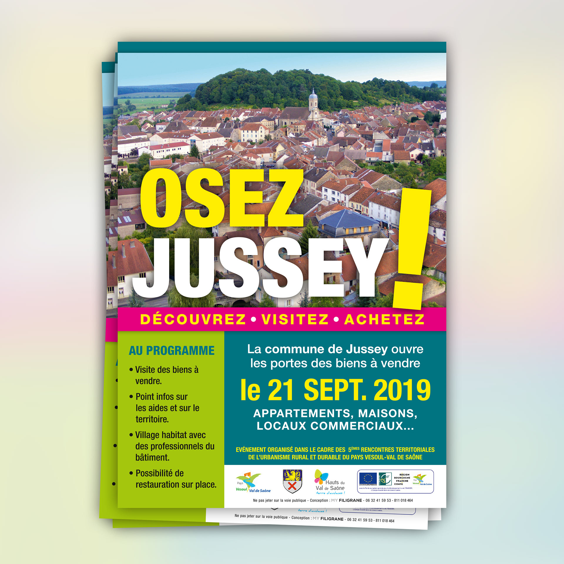 Flyer (tract) Osez Jussey !