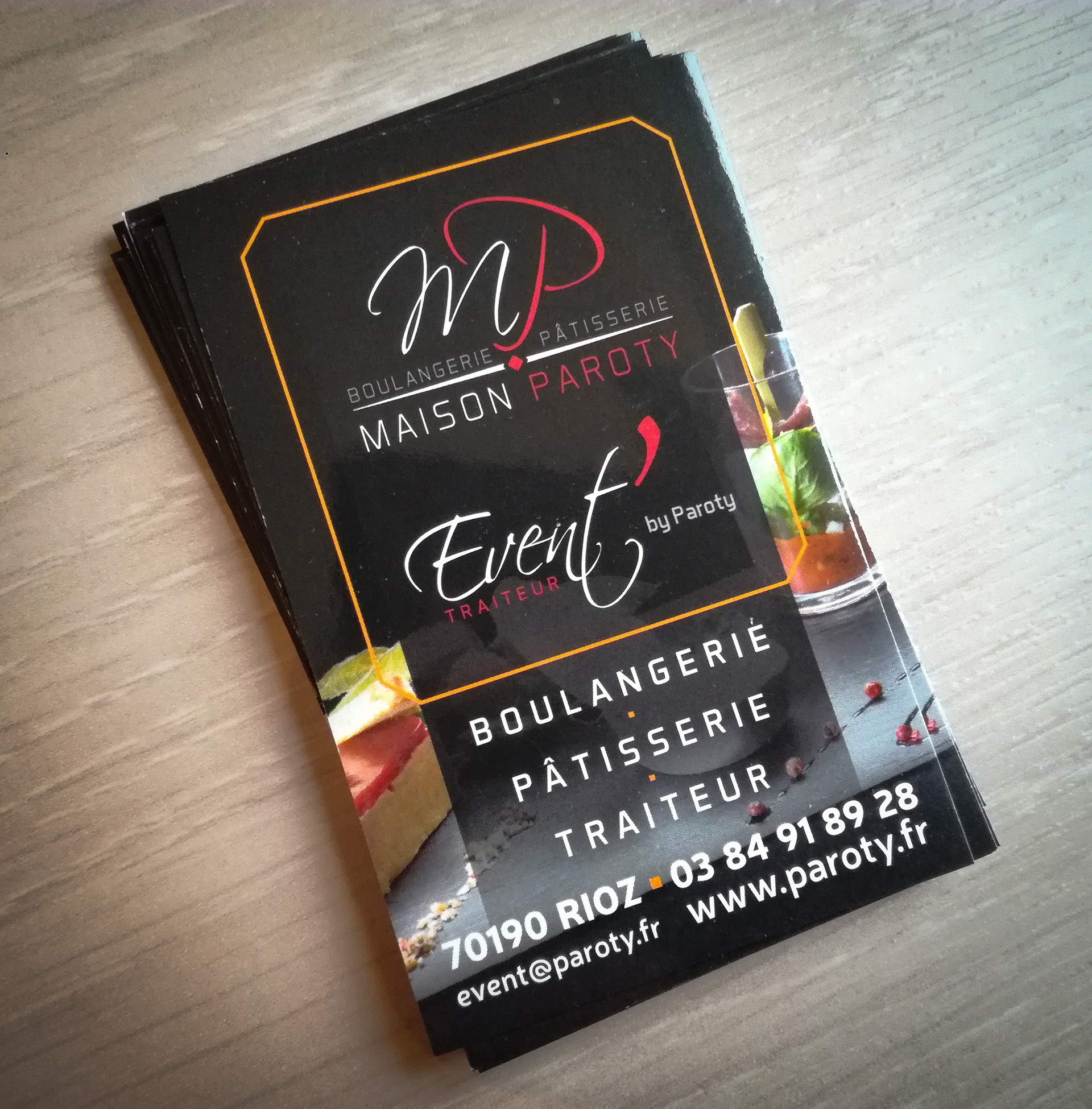 Cartes de visite Maison Paroty RIOZ.