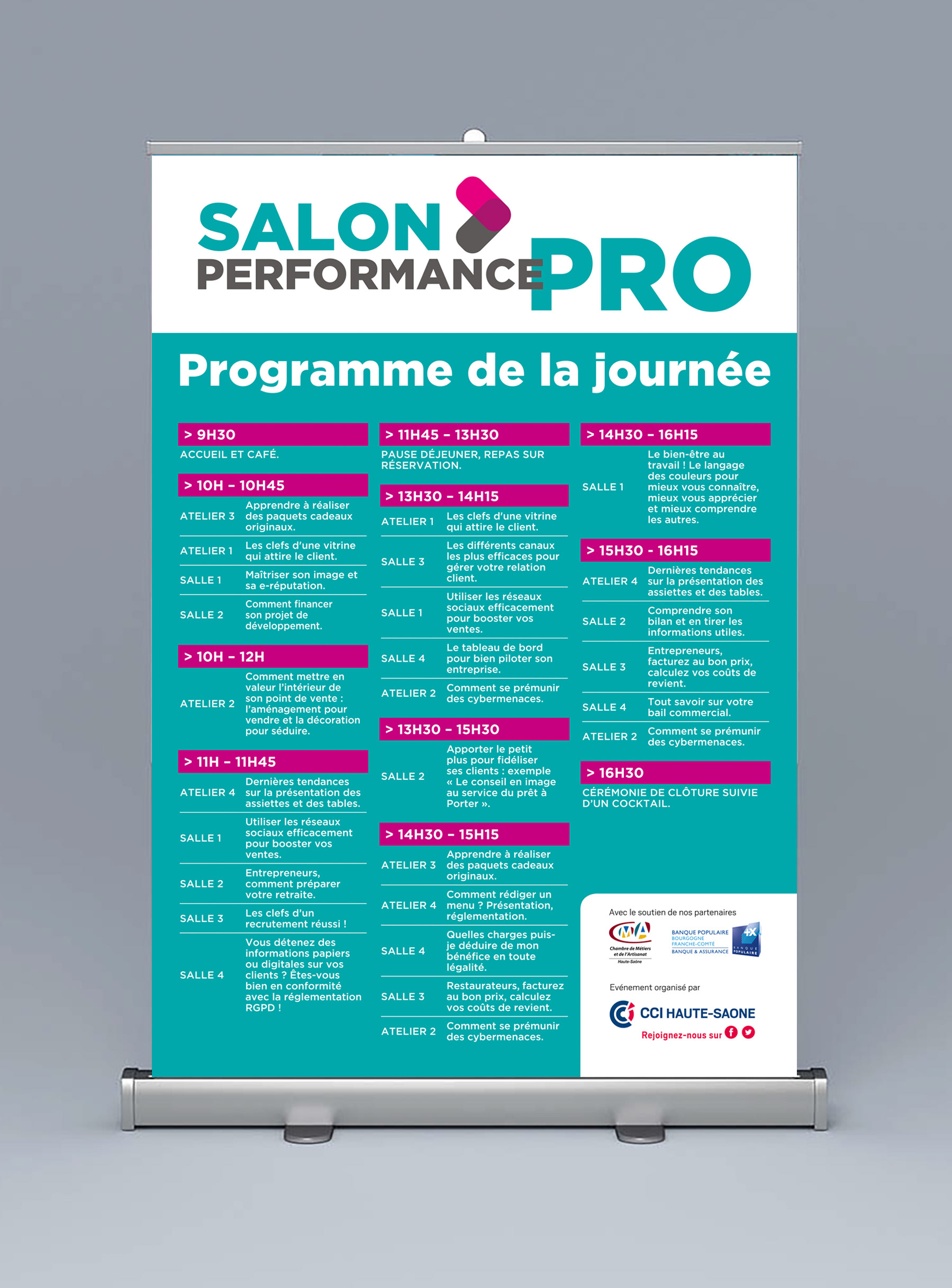 Roll'up Salon Performance Pro.