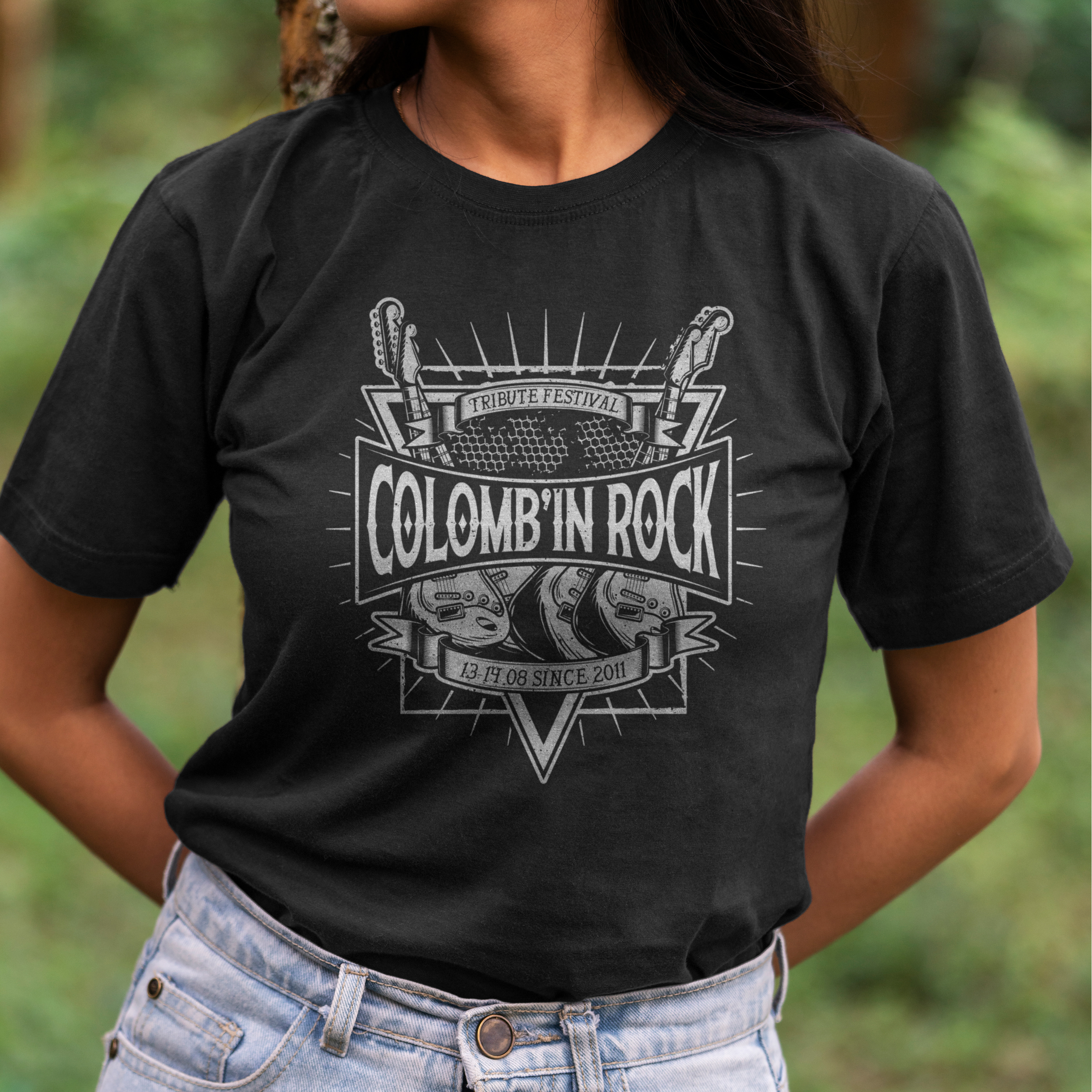 Visuel de tee-shirt pour le Colomb'in Rock.