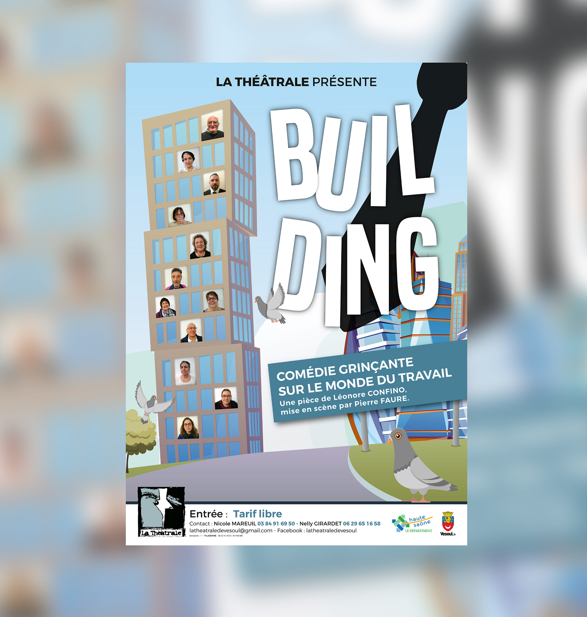 Affiche Building - Théâtrale de Vesoul.
