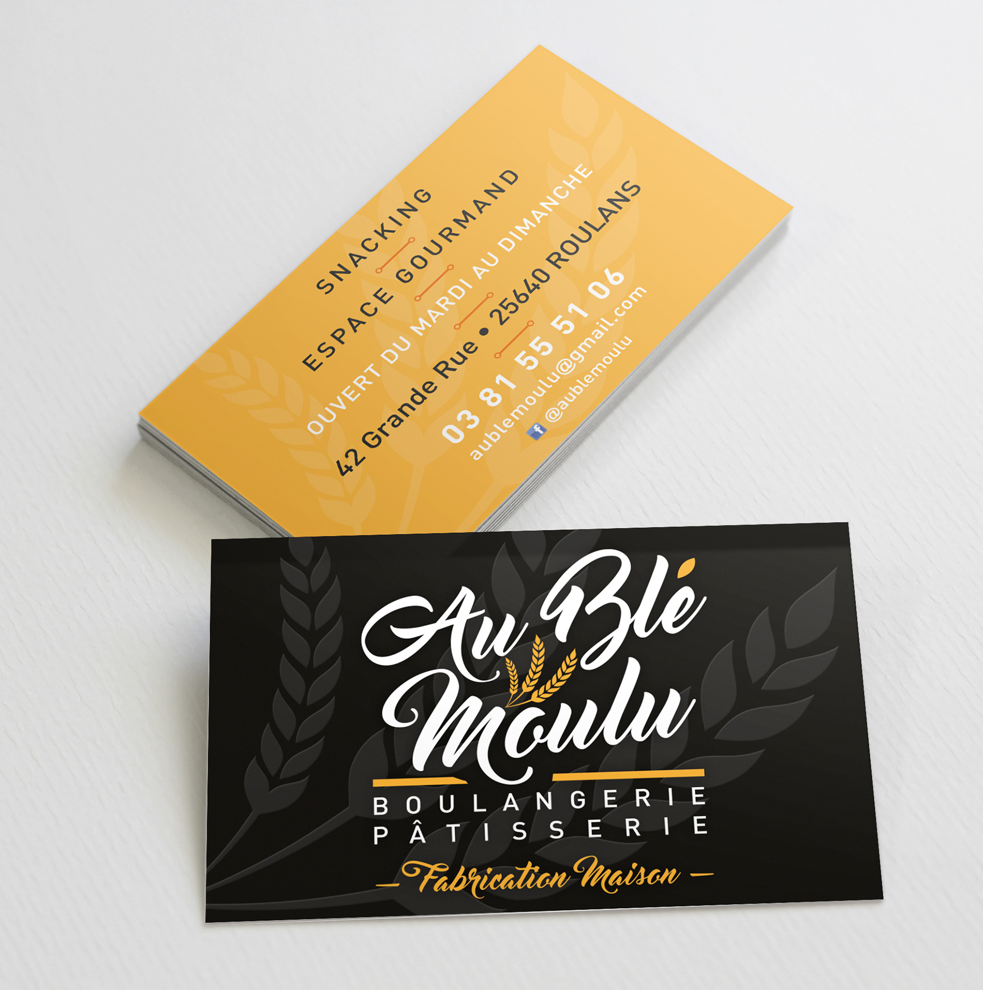 Carte de visite Au Blé Moulu