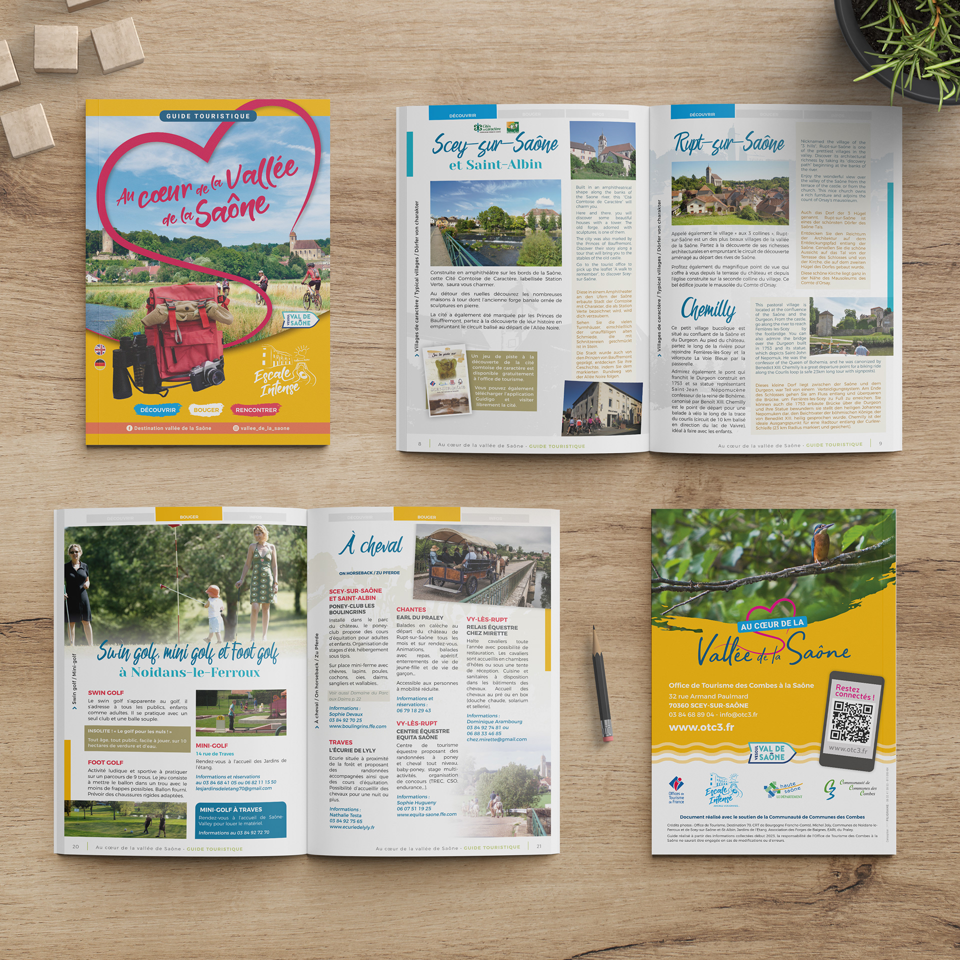 Guide touristique au coeur de la vallée de la Saône.