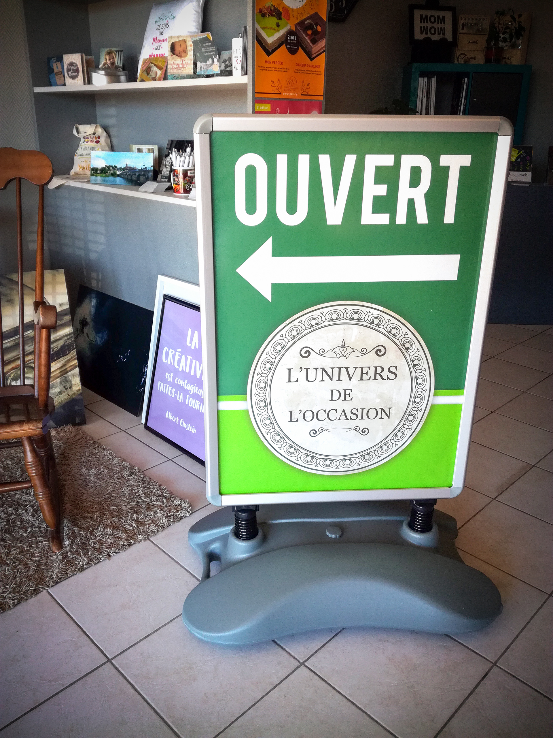 Stop-trottoir Univers de l'Occasion