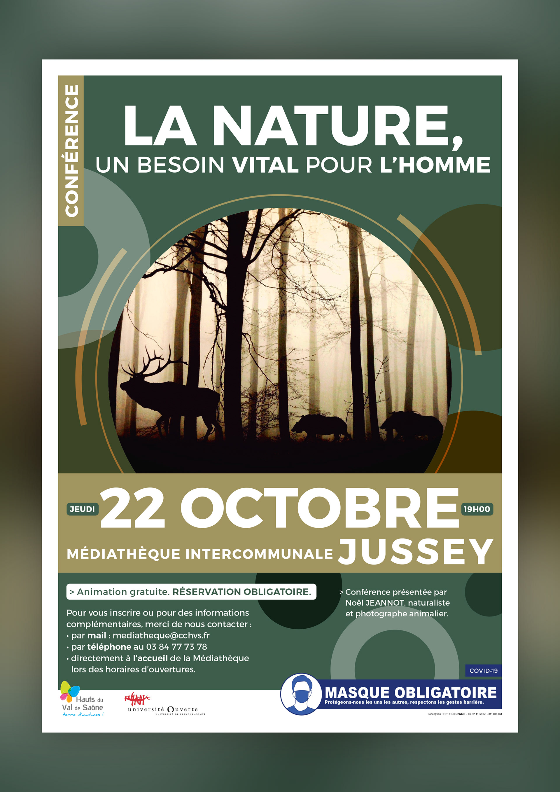 Affiche "La Nature..." - CCHVS.