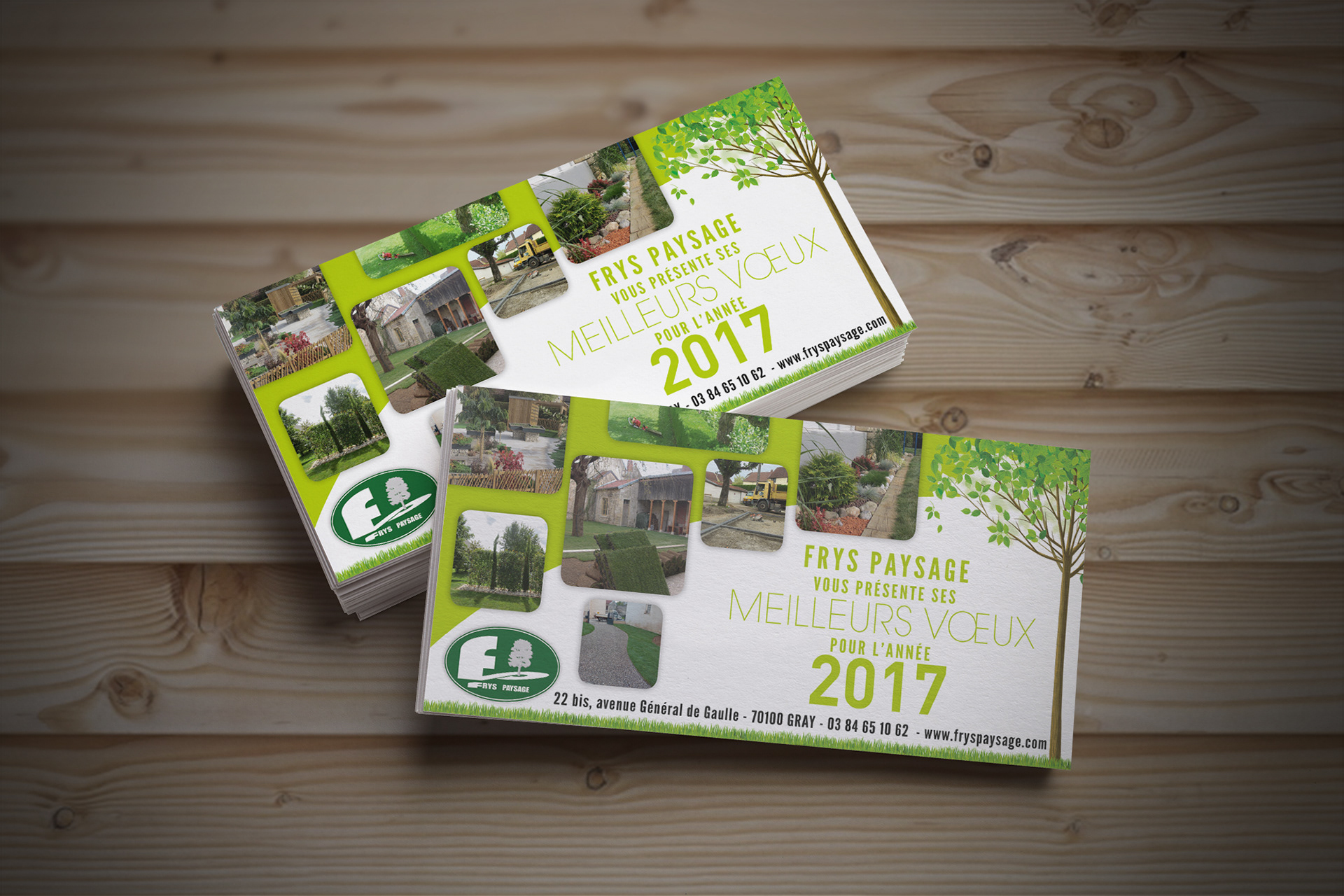 Carte de voeux 2017 Frys Paysage