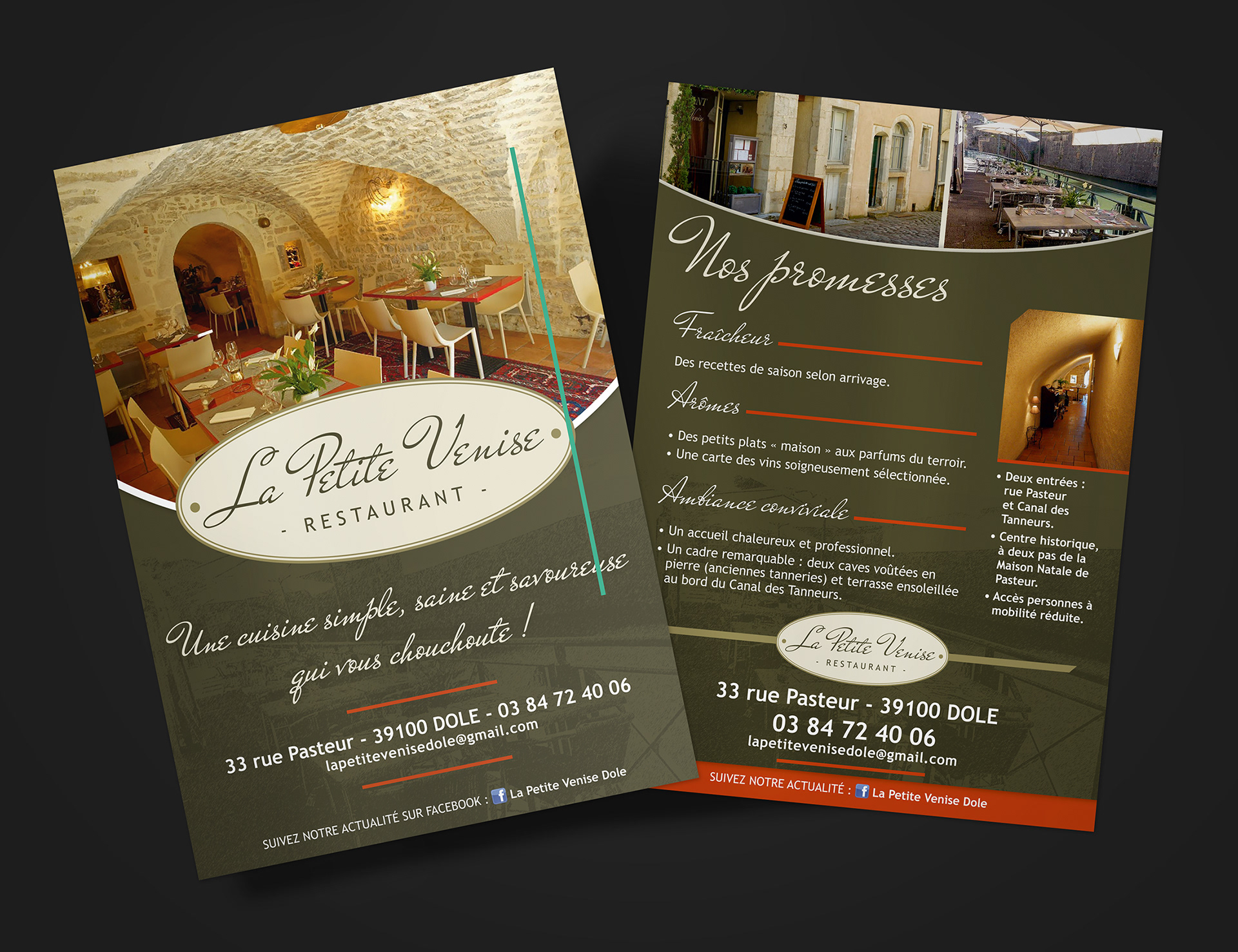 Flyer (tract) La Petite Venise - Dole.