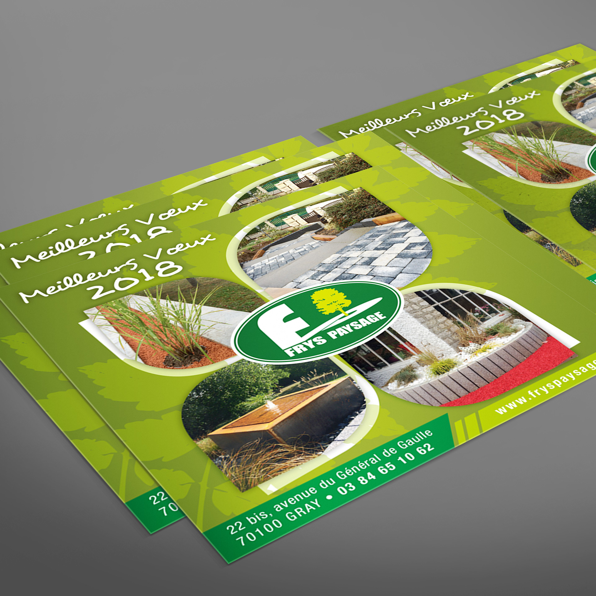 Carte de voeux 2018 Frys Paysage
