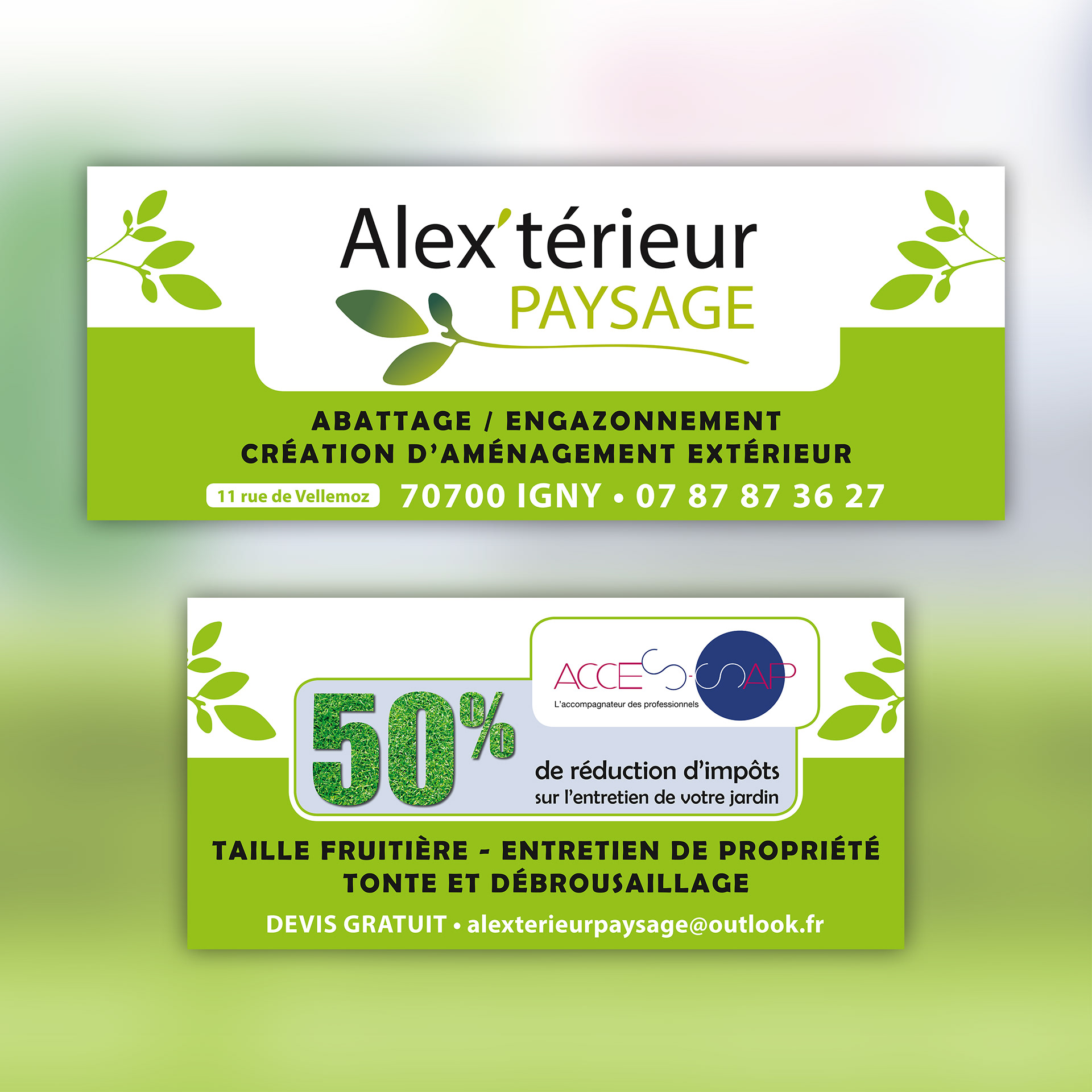 Panneaux Alex'térieur Paysage