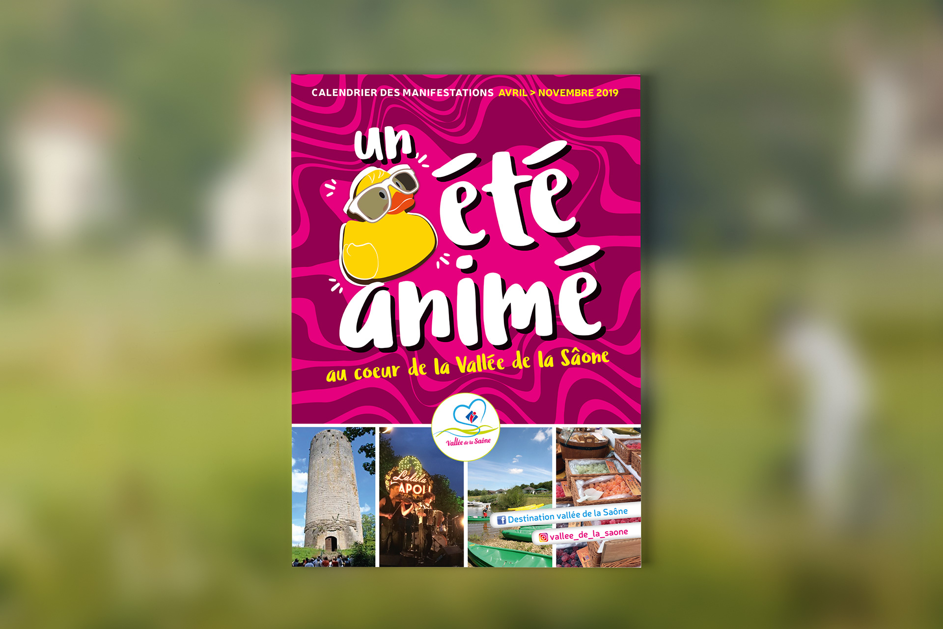 Brochure des animations au coeur de la Vallée de la Saône.