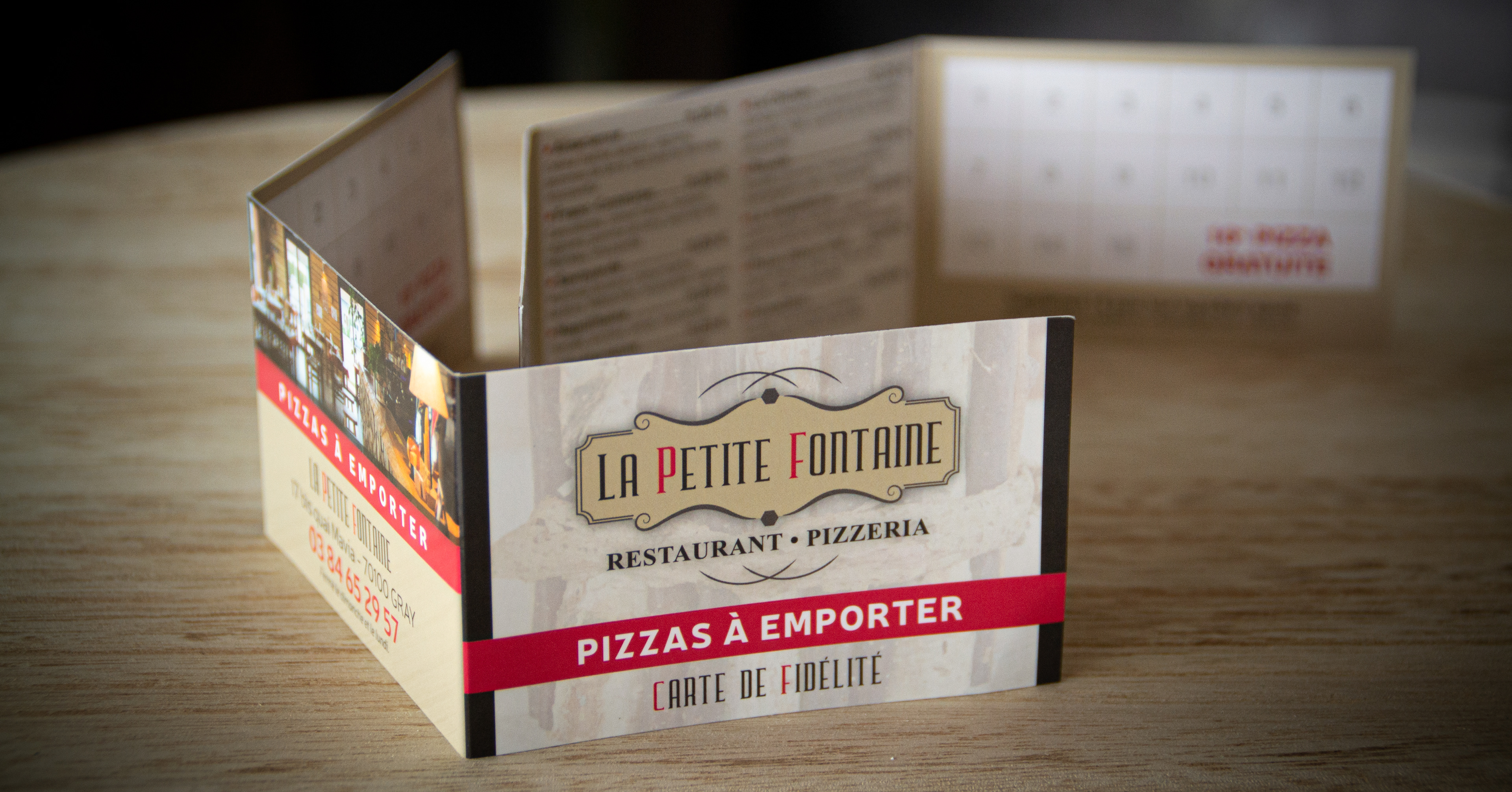 Carte de fidélité La Petite Fontaine - Gray.