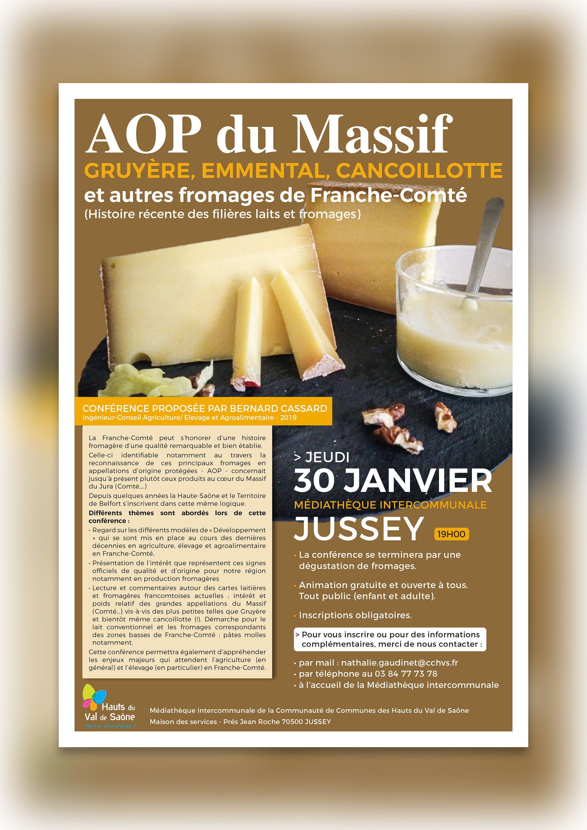 Affiche AOP du Massif - CCHVS.