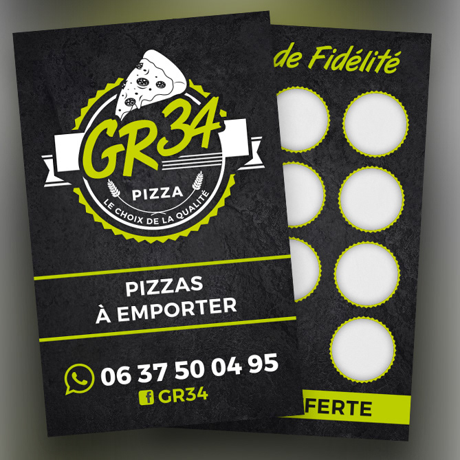Carte de fidélité GR34.