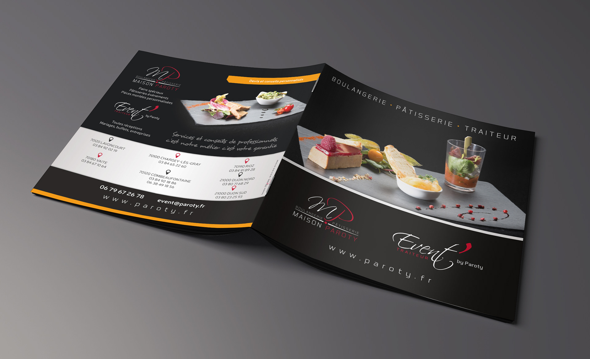 Brochure Traiteur Maison Paroty.